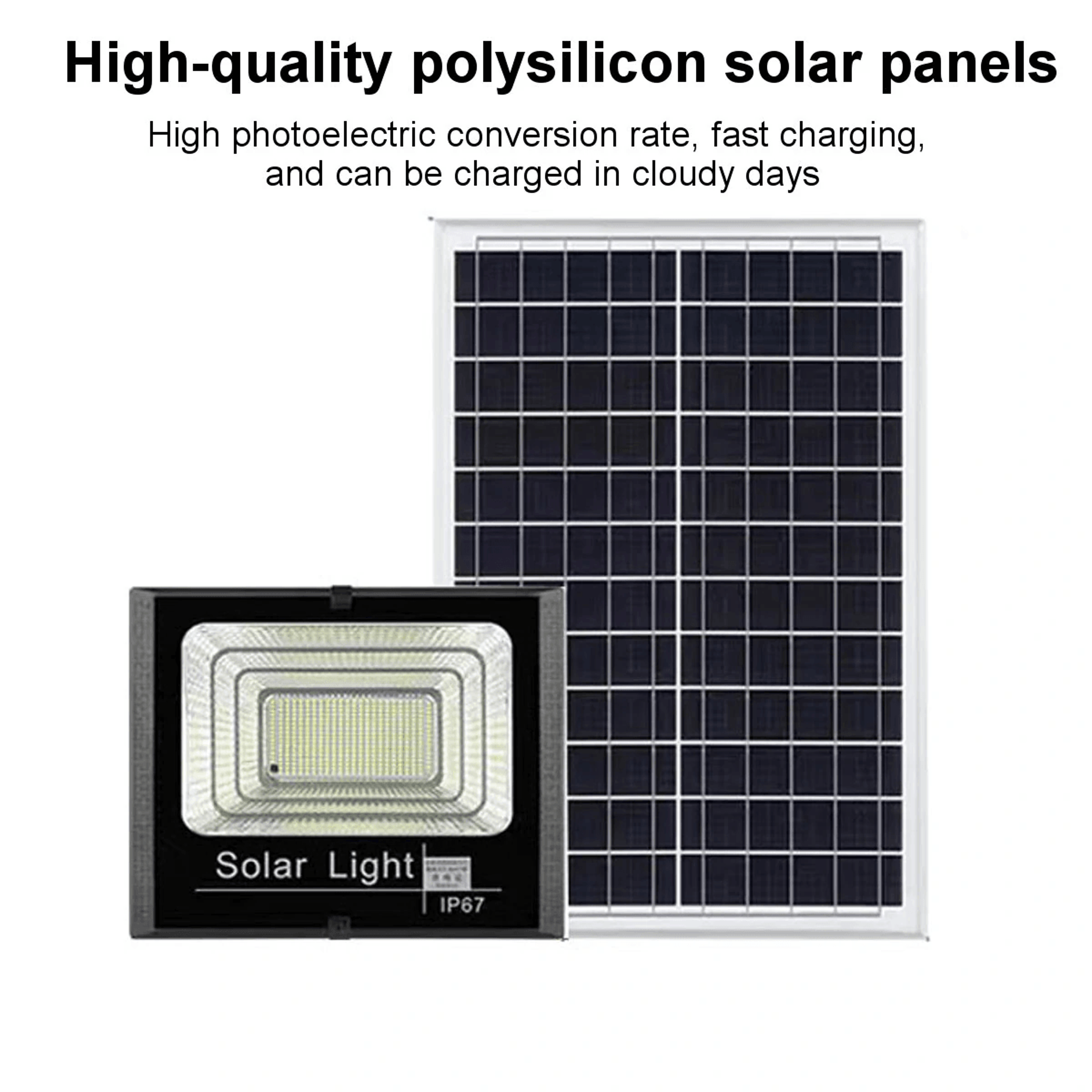 Solar Projection Light With Remote Control LED Waterproof Outdoor Lamp 5
