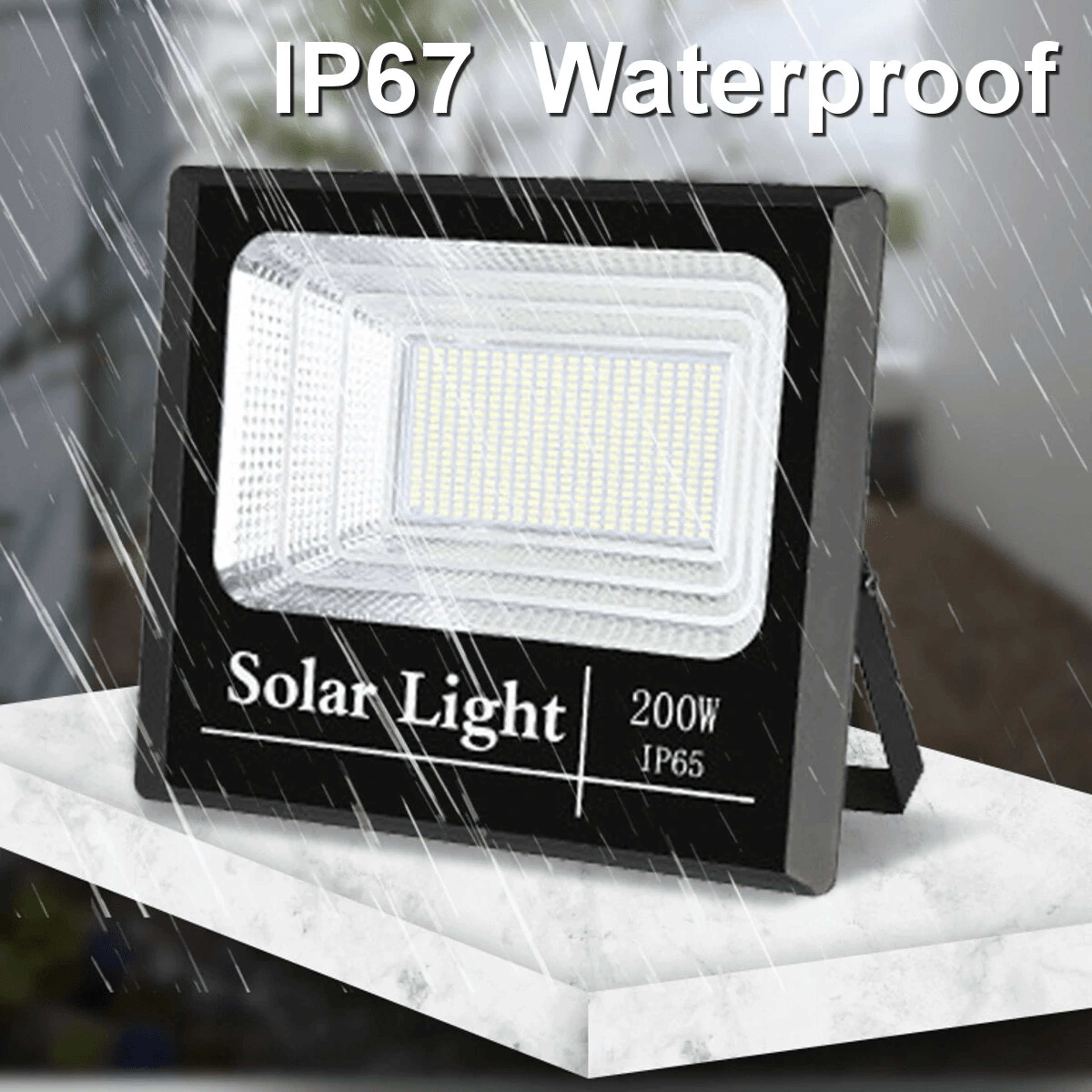 Solar Projection Light With Remote Control LED Waterproof Outdoor Lamp 2