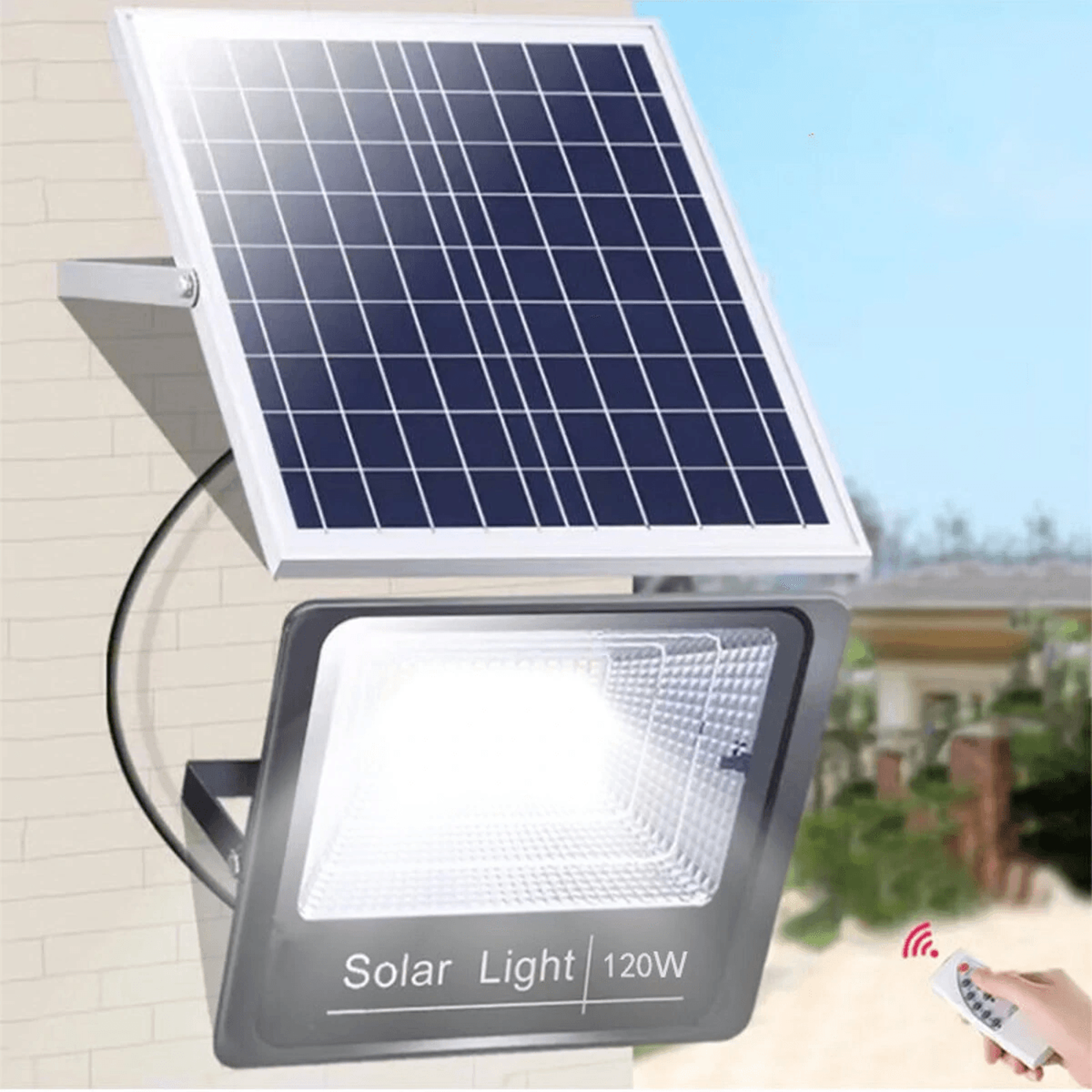Solar Projection Light With Remote Control LED Waterproof Outdoor Lamp 0