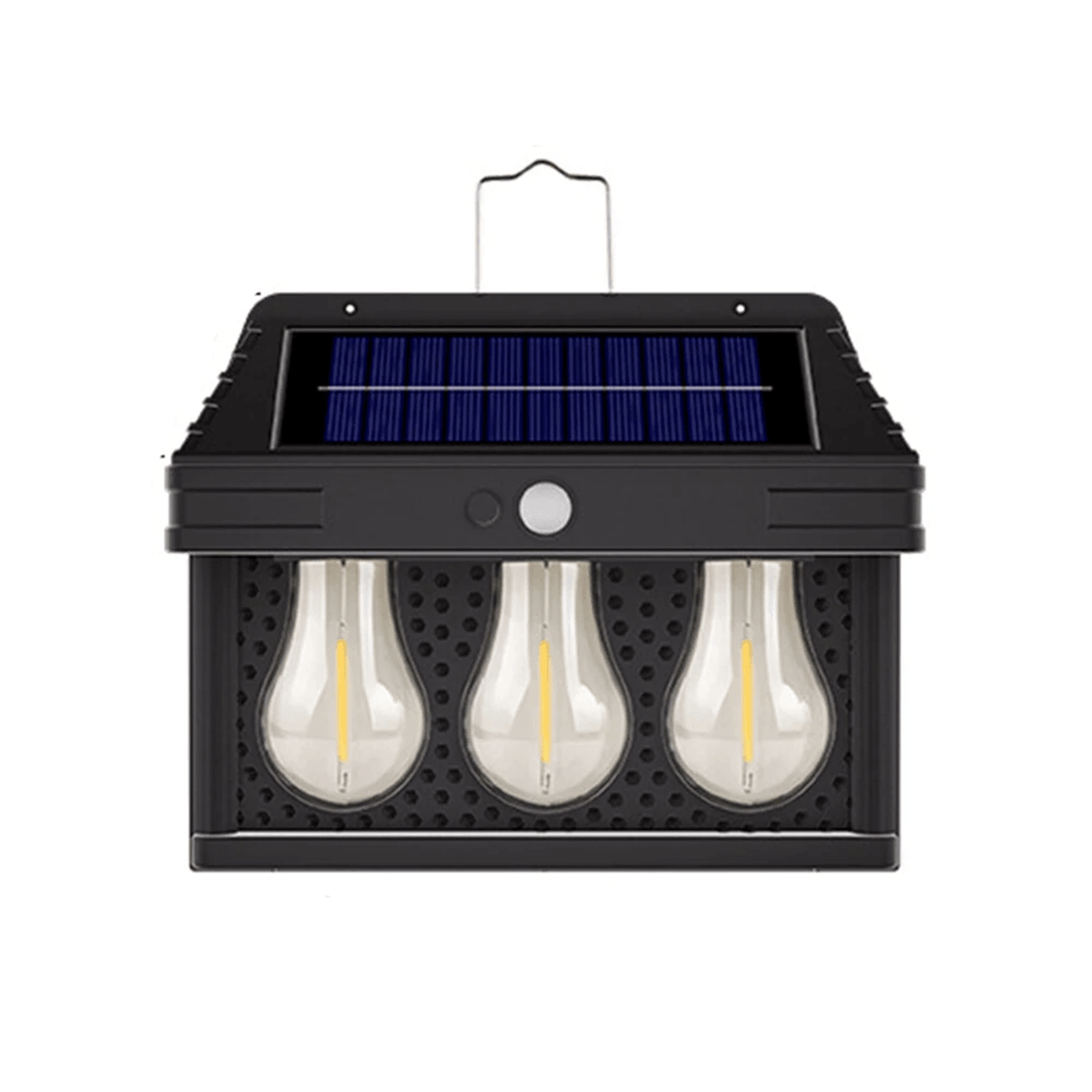 Solar Wall Light With Motion Sensor Warm Light Modes Outdoor Garden Lamp 0