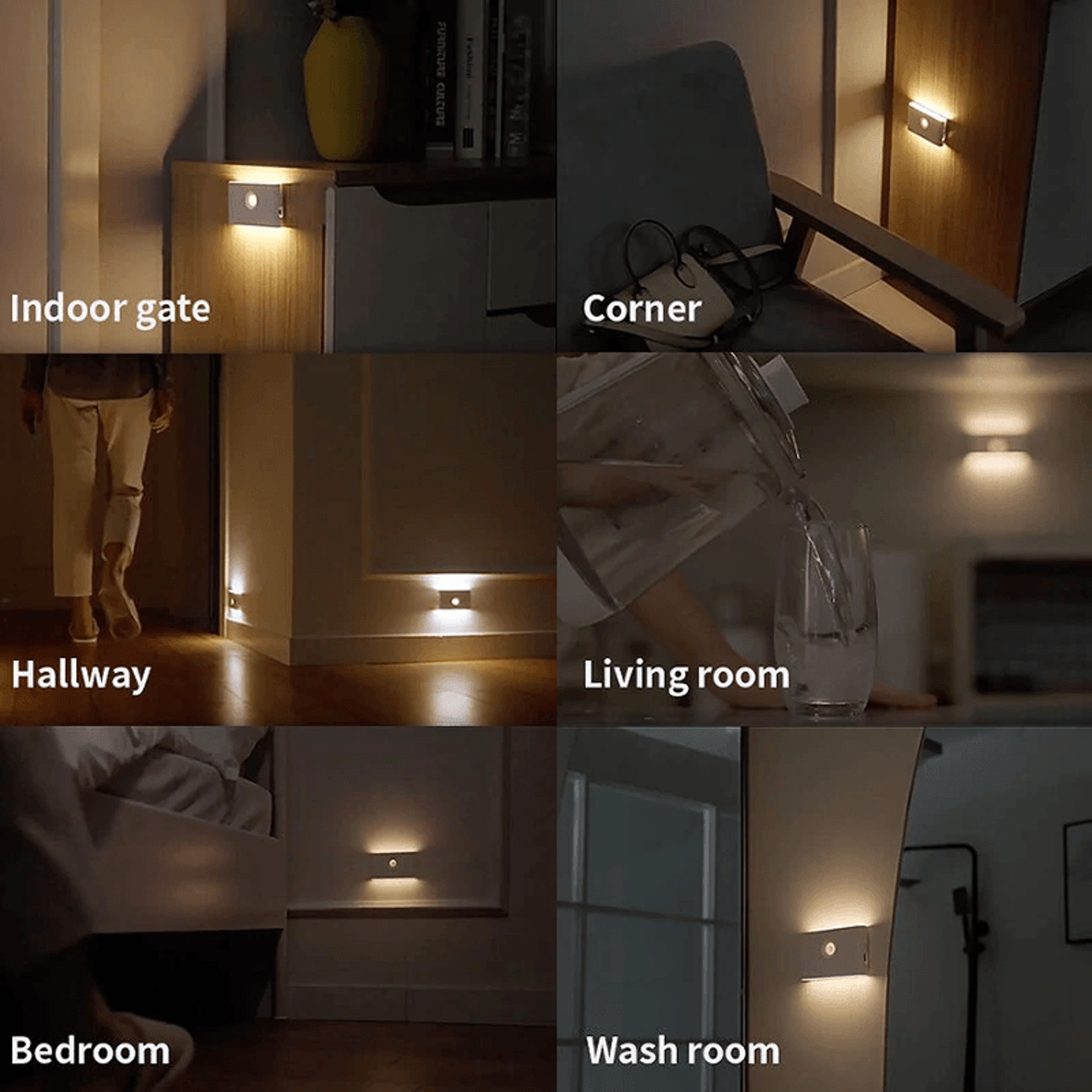 LED Motion Sensor Night Light With USB C Charging And Magnetic Mount 3