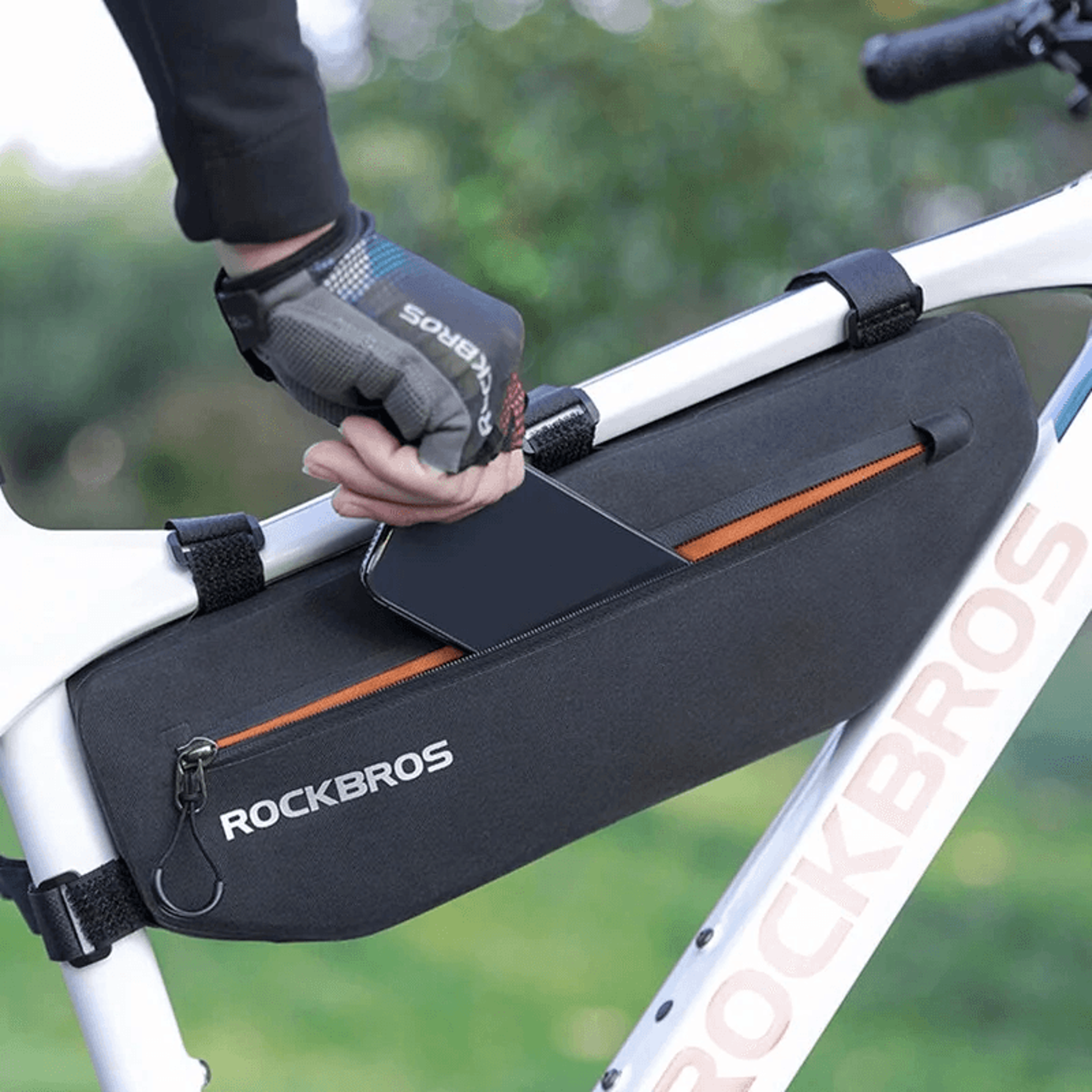 Waterproof Bike Frame Bag Large Capacity Cycling Top Tube Bag 1