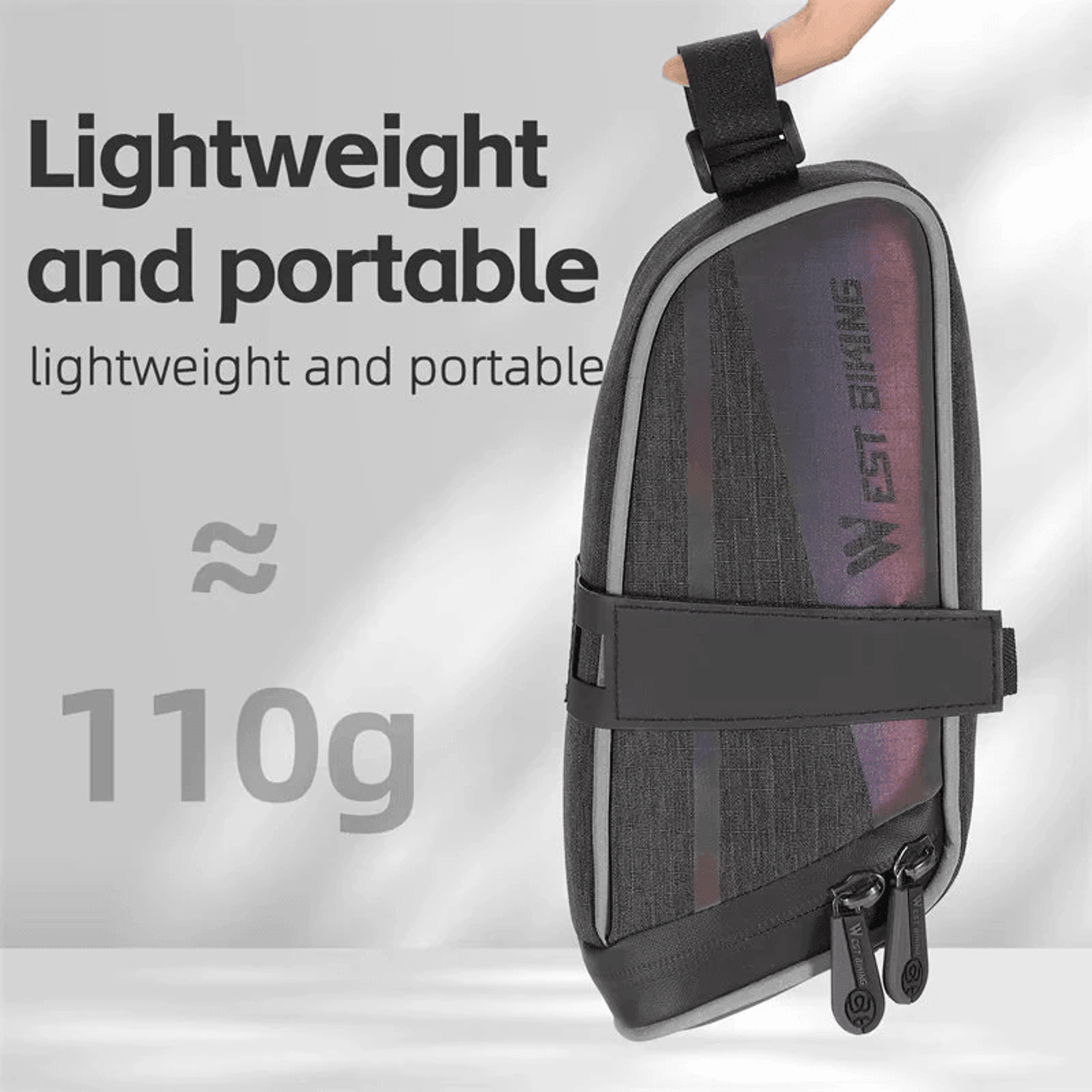 Waterproof Bicycle Saddle Bag Reflective Cycling Tool Storage Bag 6
