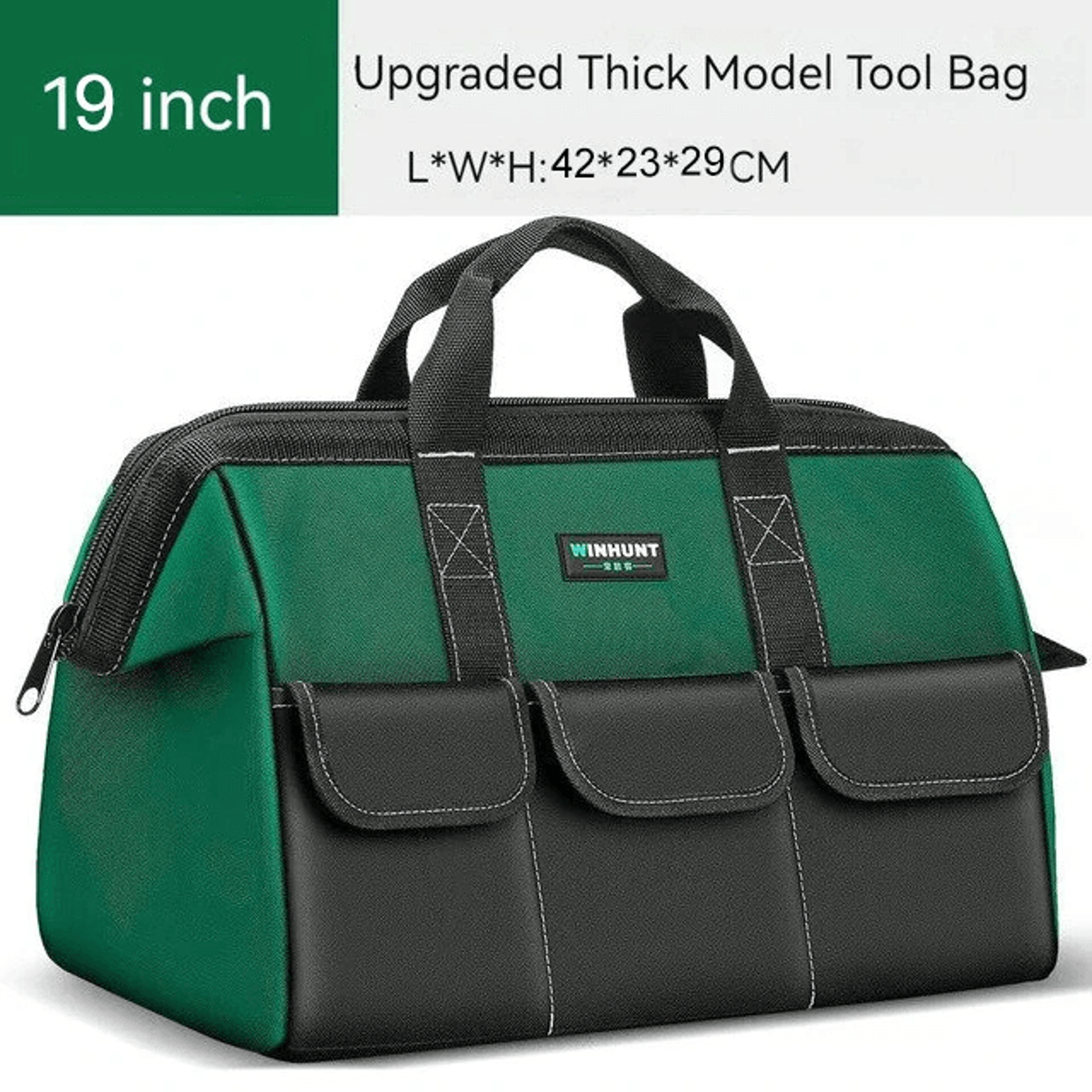 Large Capacity Oxford Cloth Tool Bag With Multiple Pockets And Zipper Closure 7