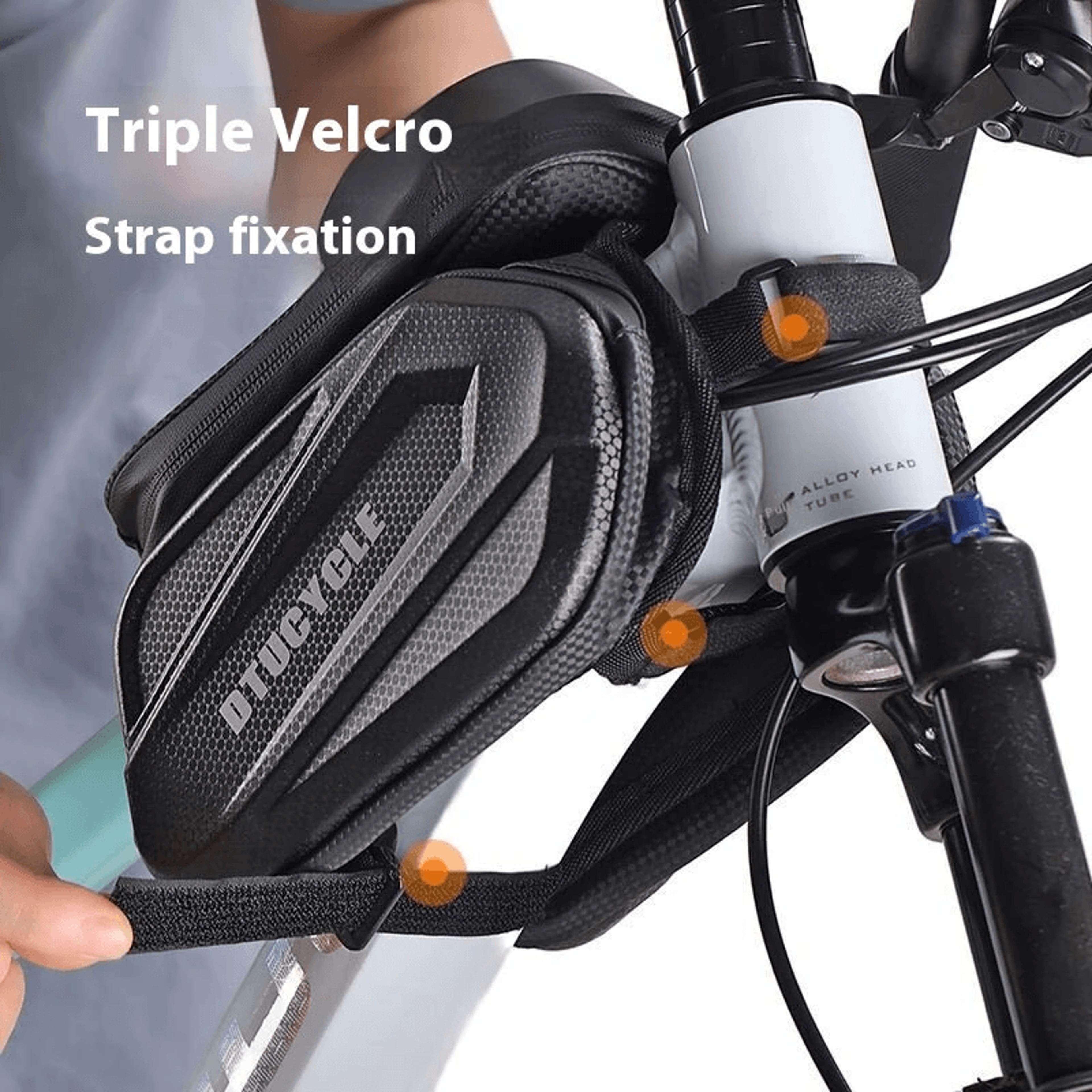 Waterproof Bicycle Front Frame Touch Screen Organizer Bag For MTB And Road Cycling 2