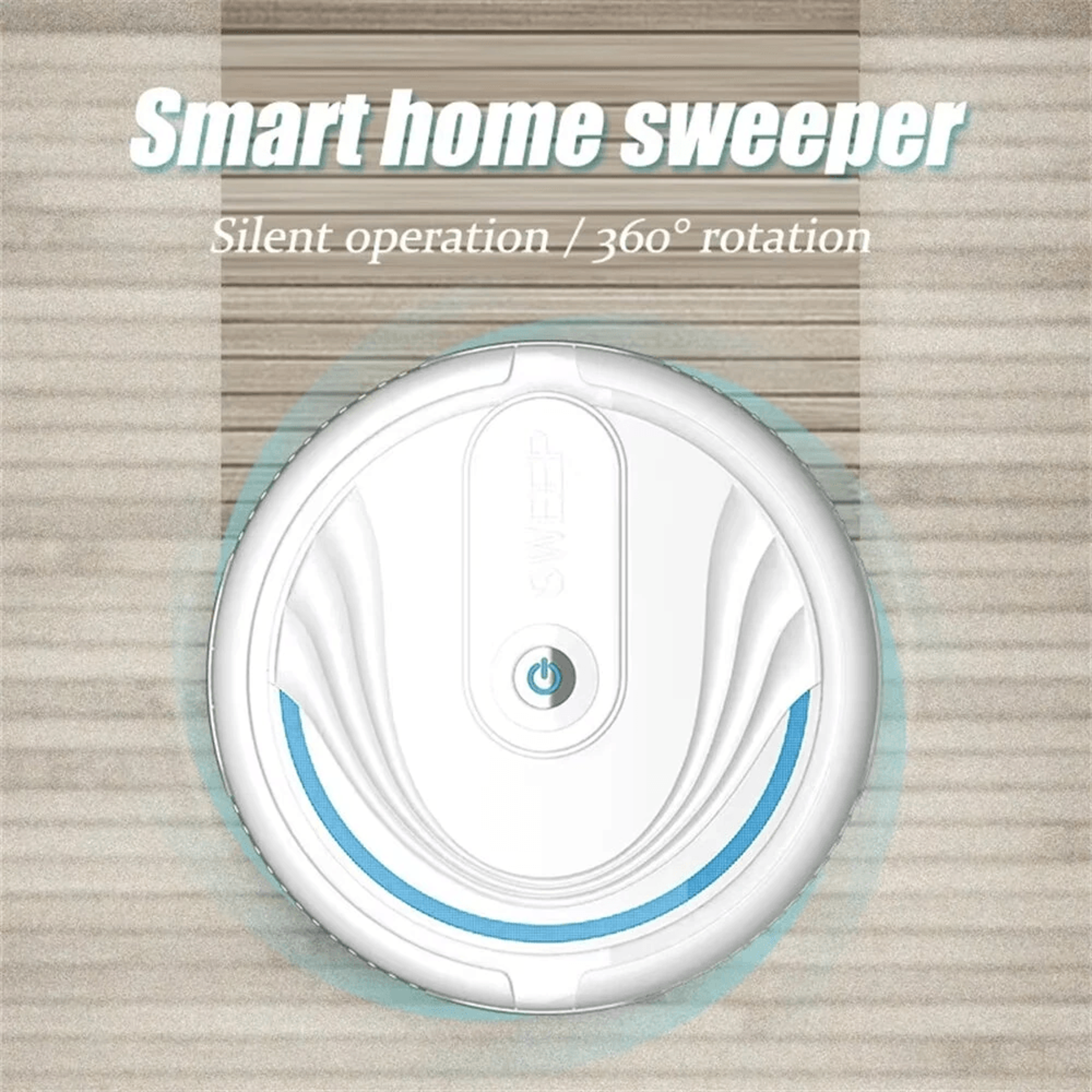 Mini Robot Vacuum Cleaner USB Rechargeable Electrostatic Floor Sweeper 4