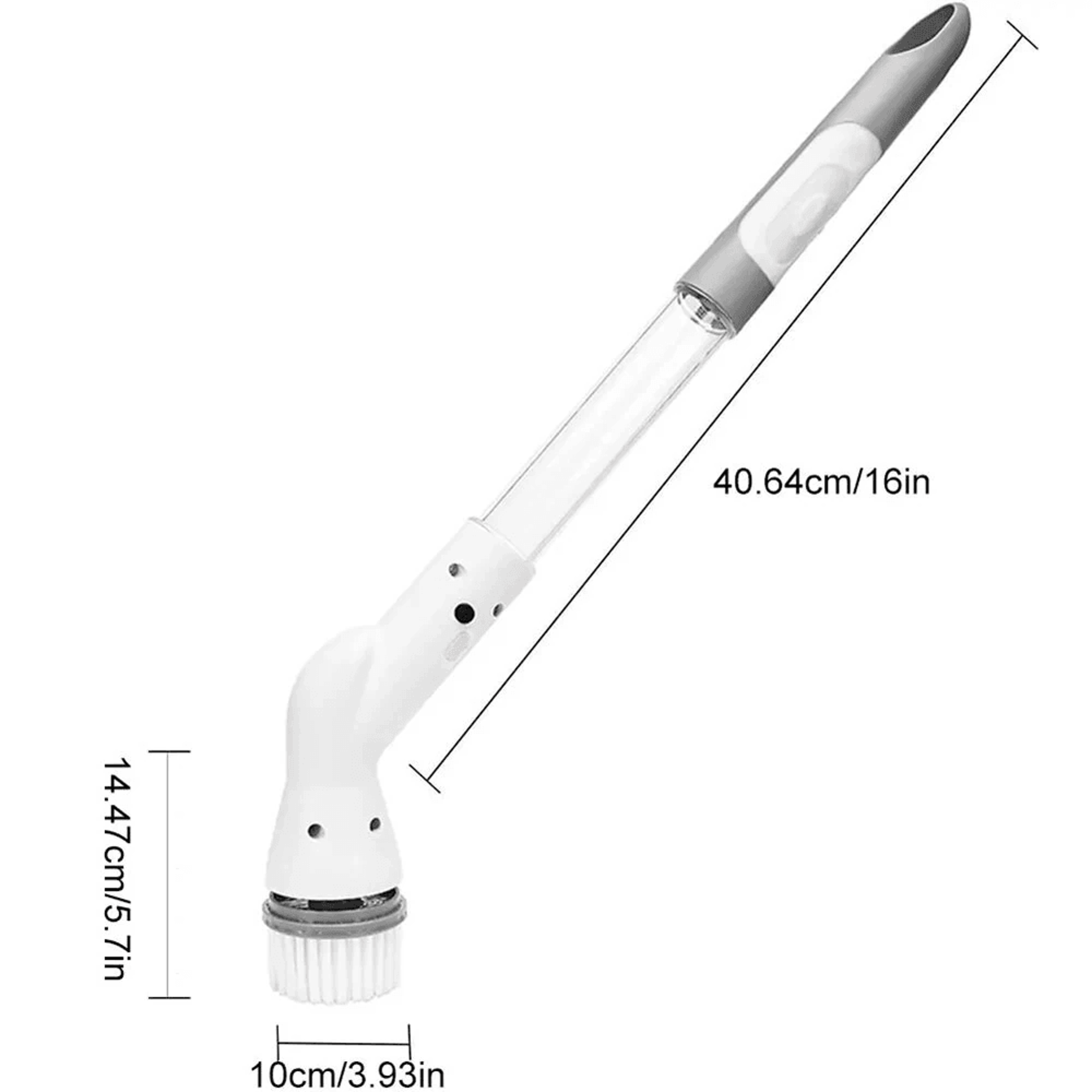 Cordless Electric Cleaning Brush With Minute Runtime And Interchangeable Heads 7