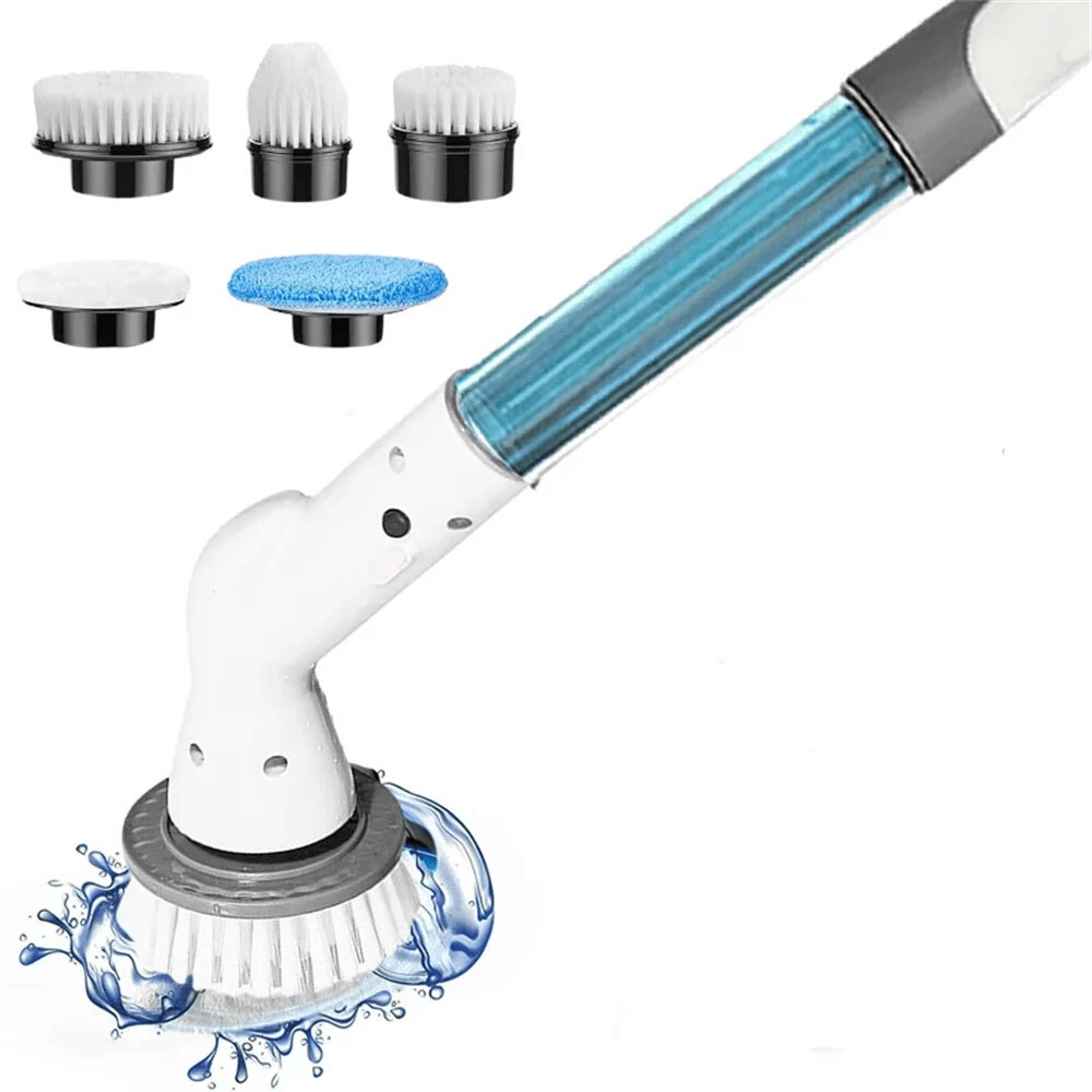 Cordless Electric Cleaning Brush With Minute Runtime And Interchangeable Heads 0