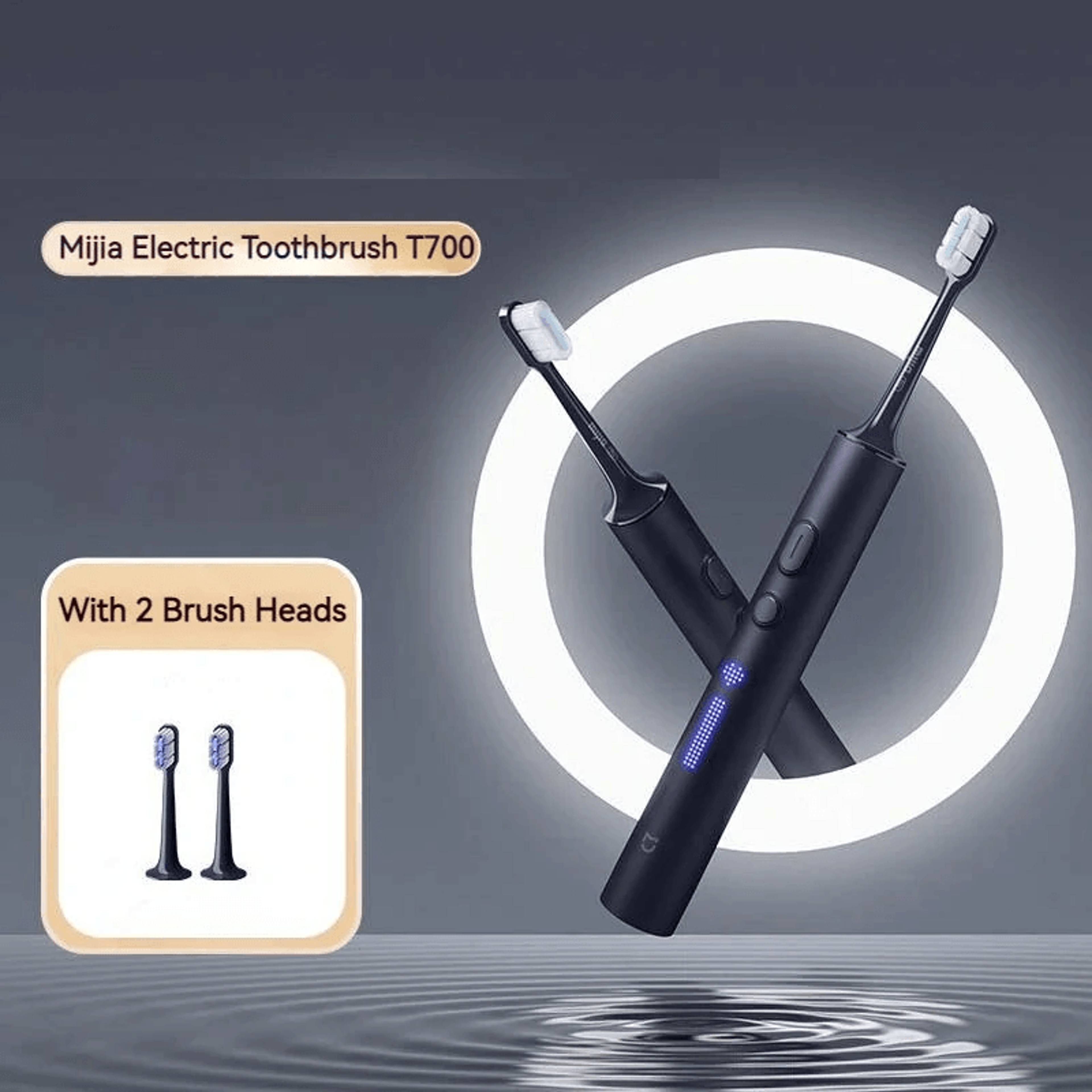 Sonic Electric Toothbrush With LED Display Waterproof Design 1