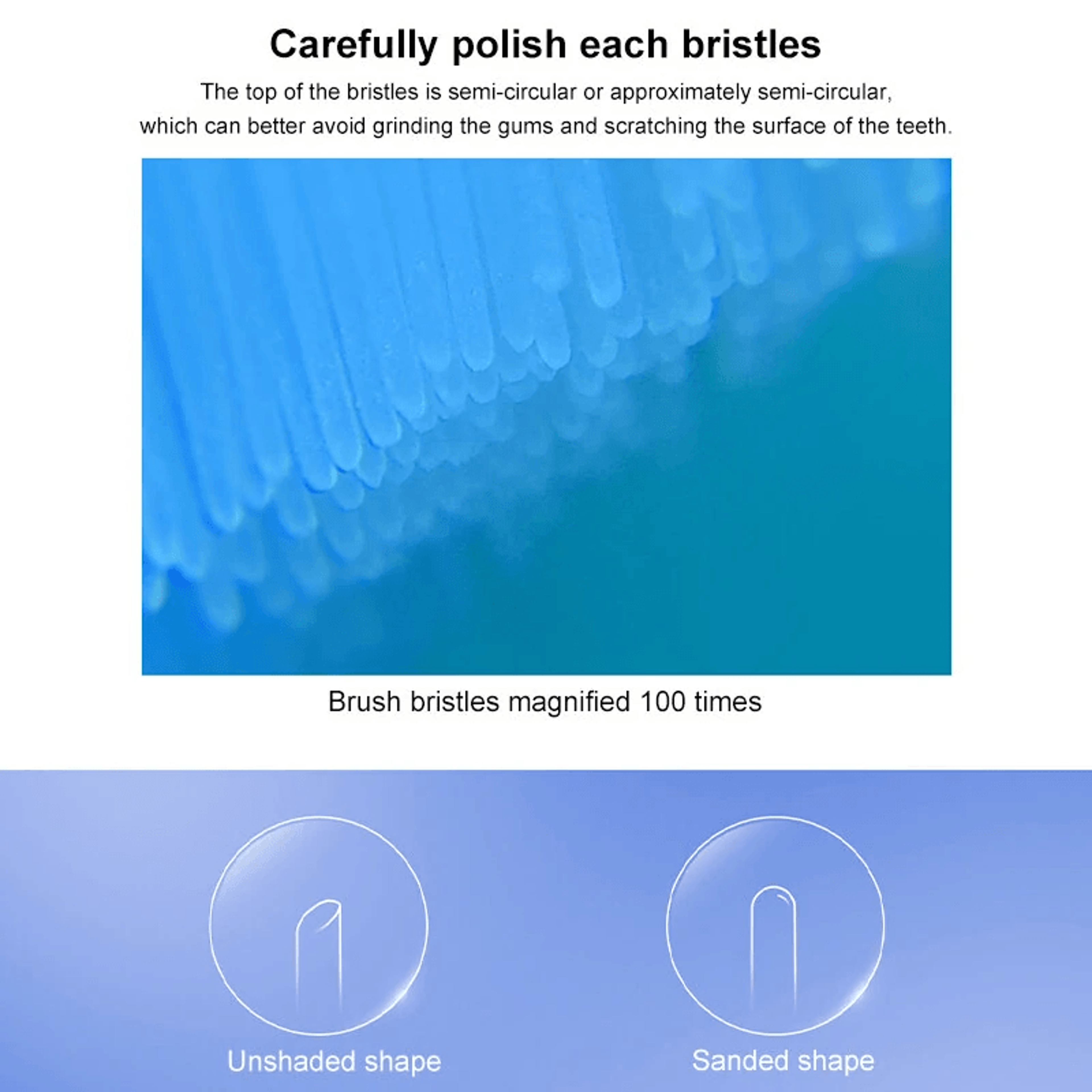 Sonic Toothbrush Replacement Heads With Soft High Density Bristles 3