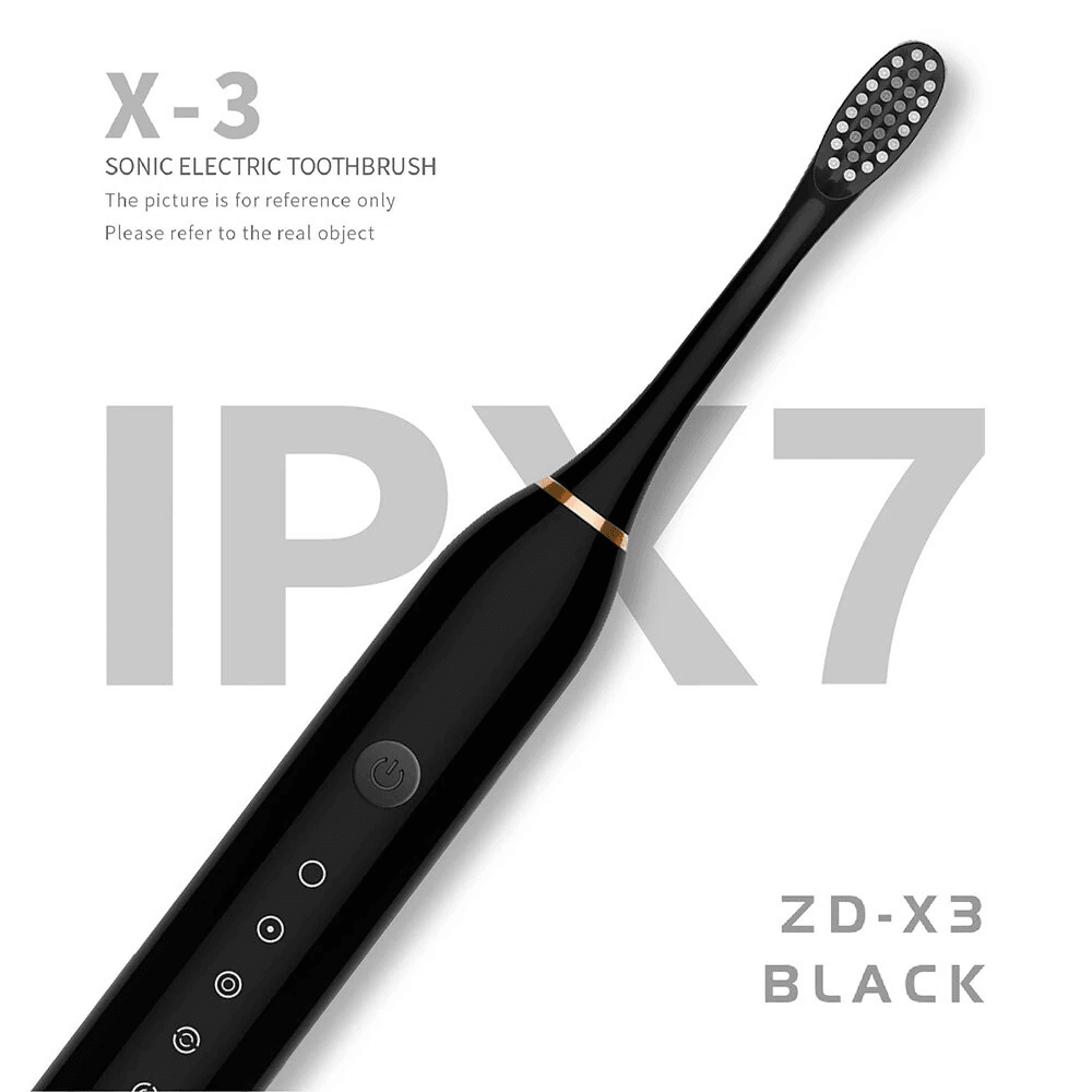 Ultrasonic Electric Toothbrush With Modes Waterproof Design And Brush Heads 1