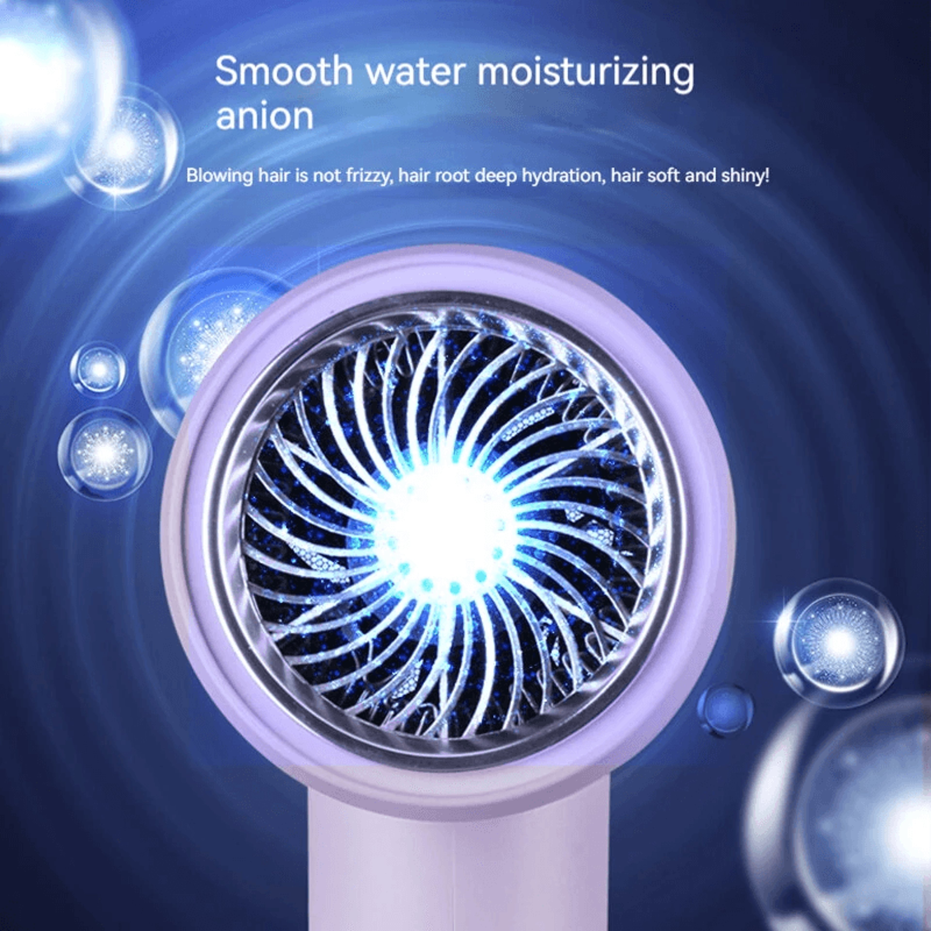 Hair Dryer With Heat Levels Dual Switches And Rotating Nozzle 5