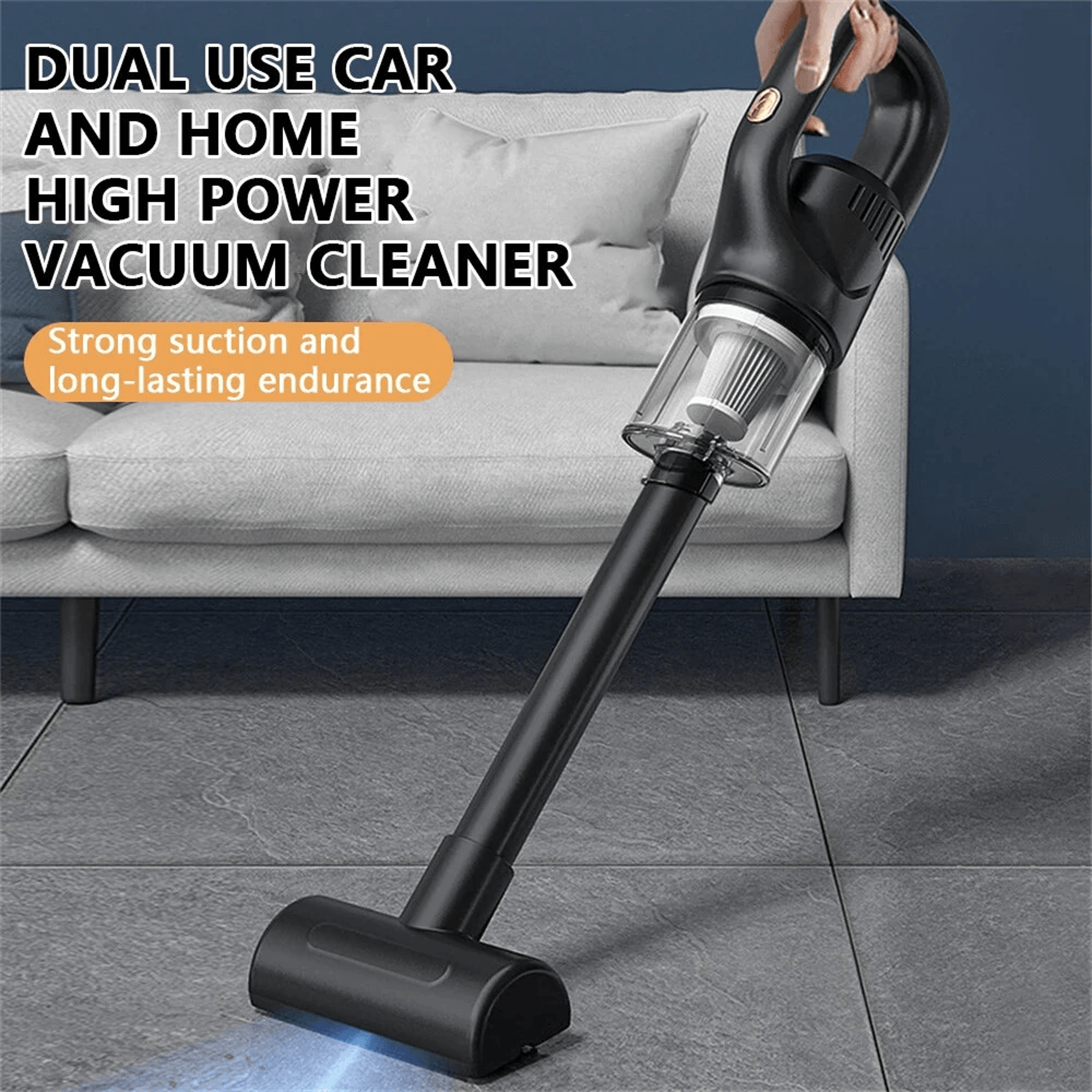 Cordless Handheld Vacuum Cleaner Rechargeable Lightweight Design 3