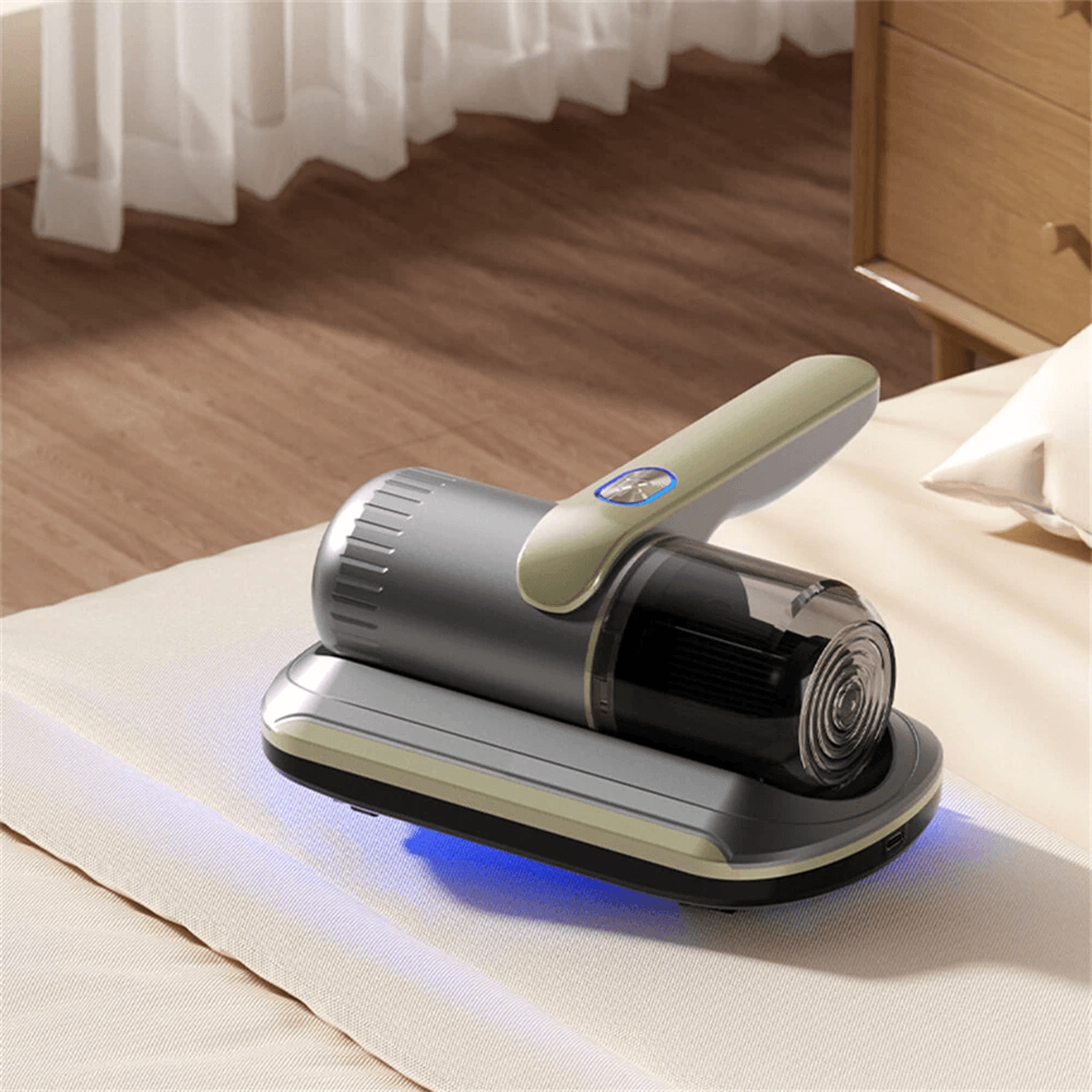 Wireless Handheld Mite Vacuum Cleaner Lightweight Rechargeable Bed And Car Vacuum 8