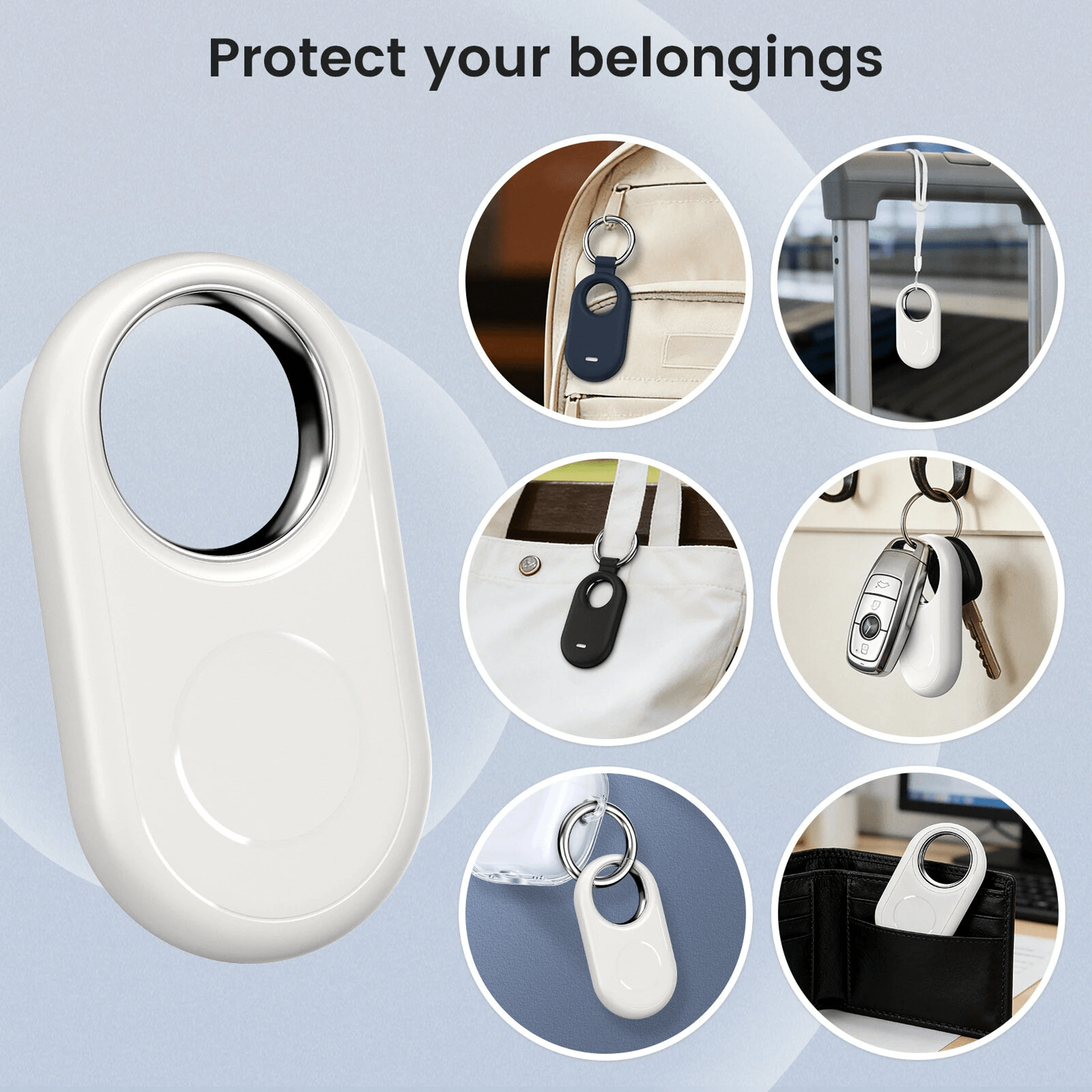 Wireless Charging Smart Bluetooth Tracker With DB Buzzer And Dual Platform Support 4