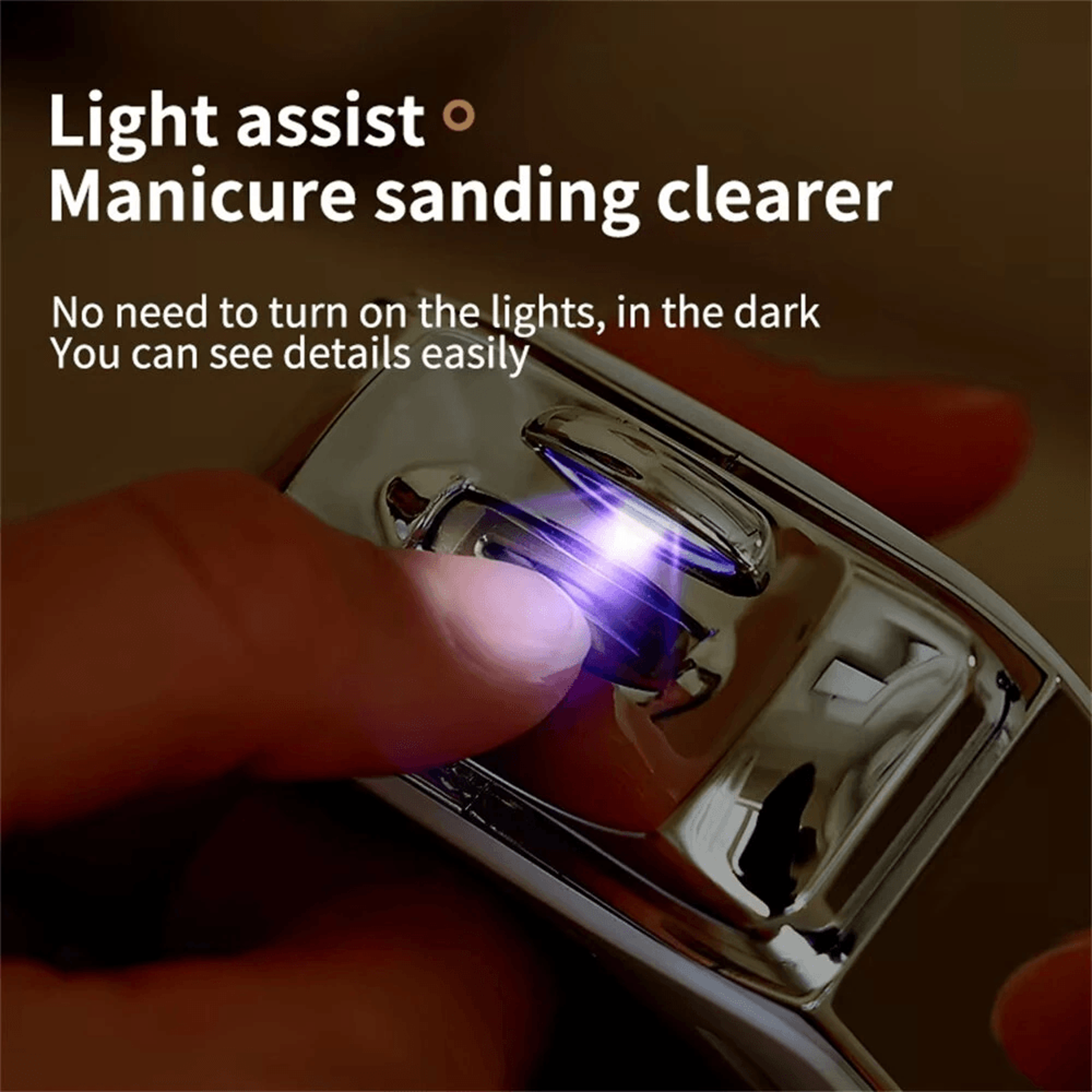 Automatic Electric Nail Clipper With LED Light Speed Trimming And Nail Suction 2