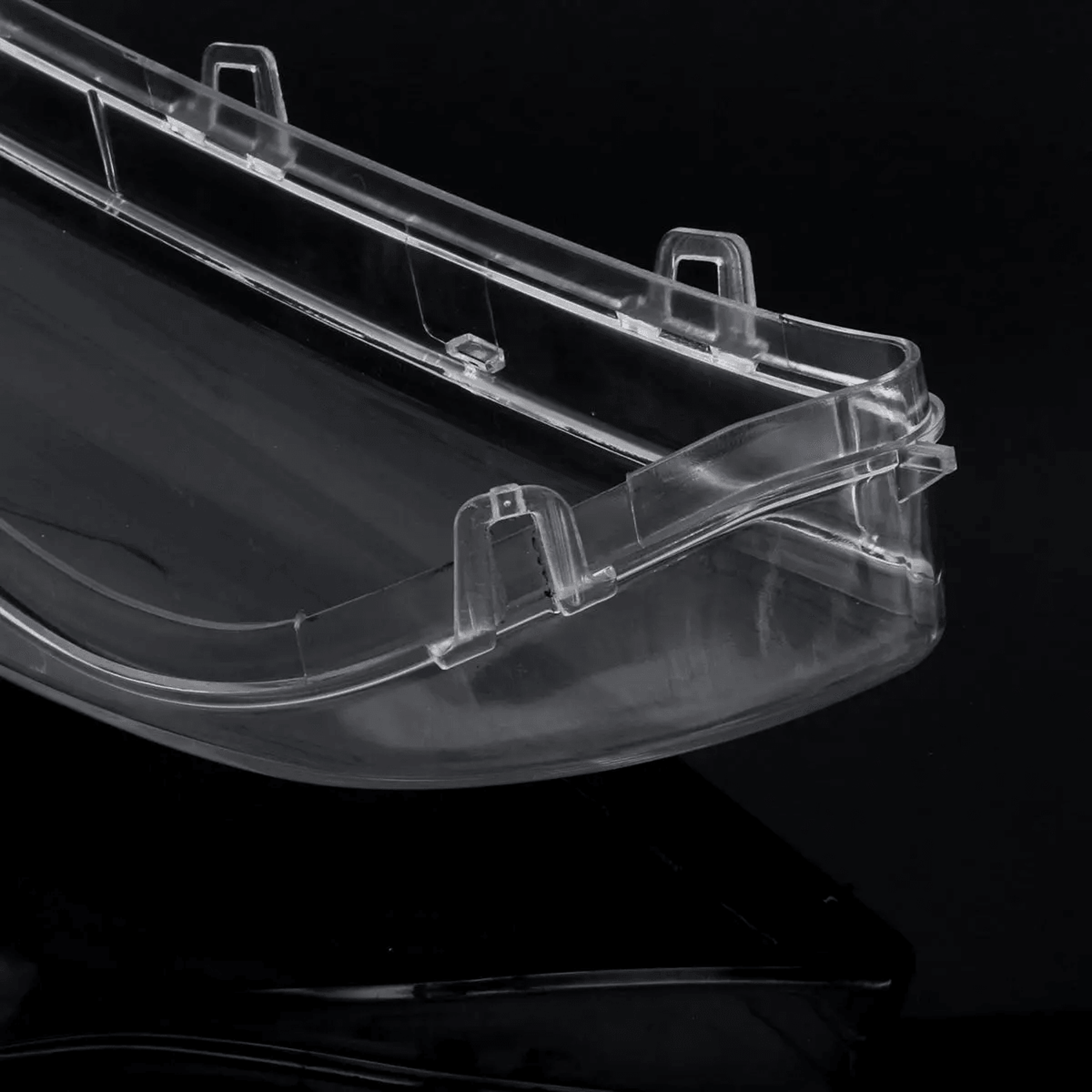 Clear Headlight Lens Cover Pair For Facelift ABS Front Left And Right 2