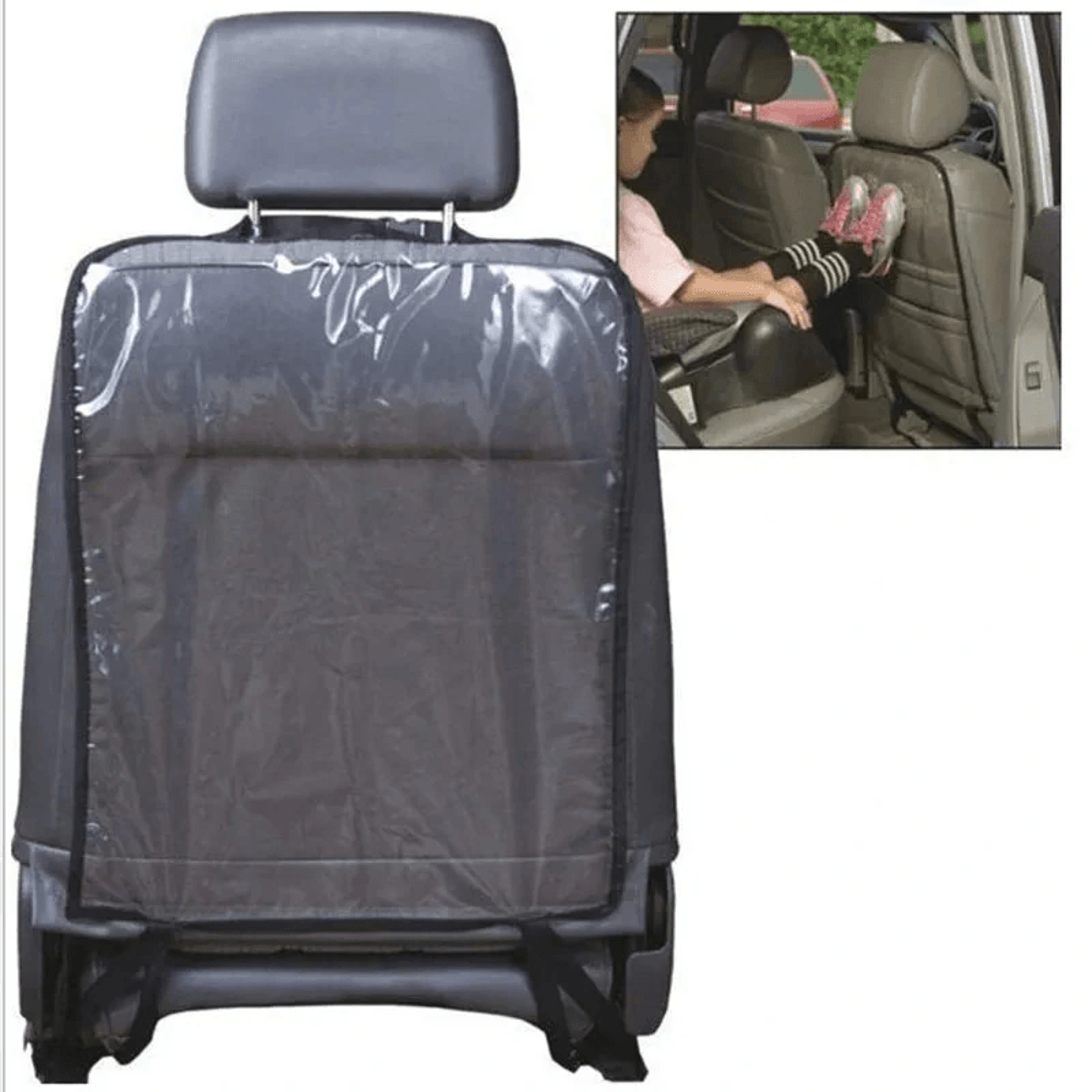 Transparent Car Seat Back Protector Universal Anti Kick Cover 7