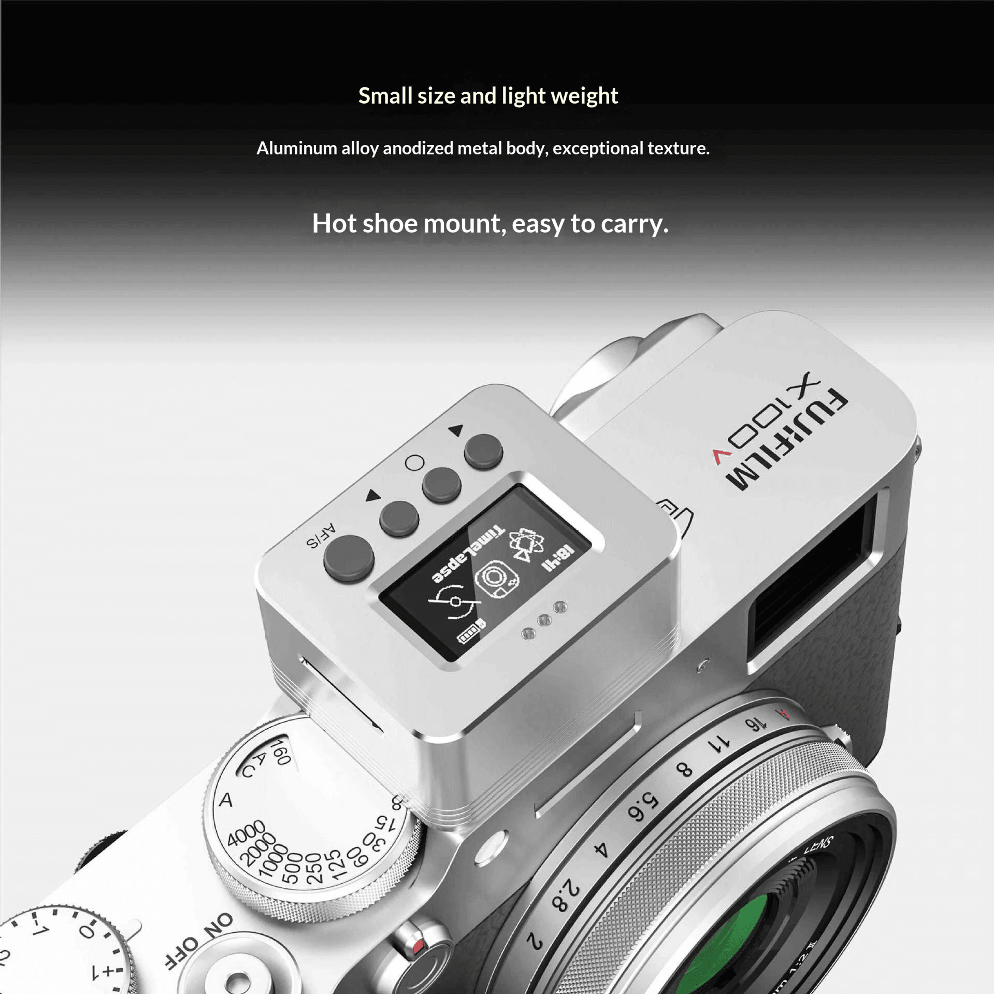 Lightweight Camera Stabilizer For Video With Gyroflow Compatibility And Hot Shoe Mount Black 1