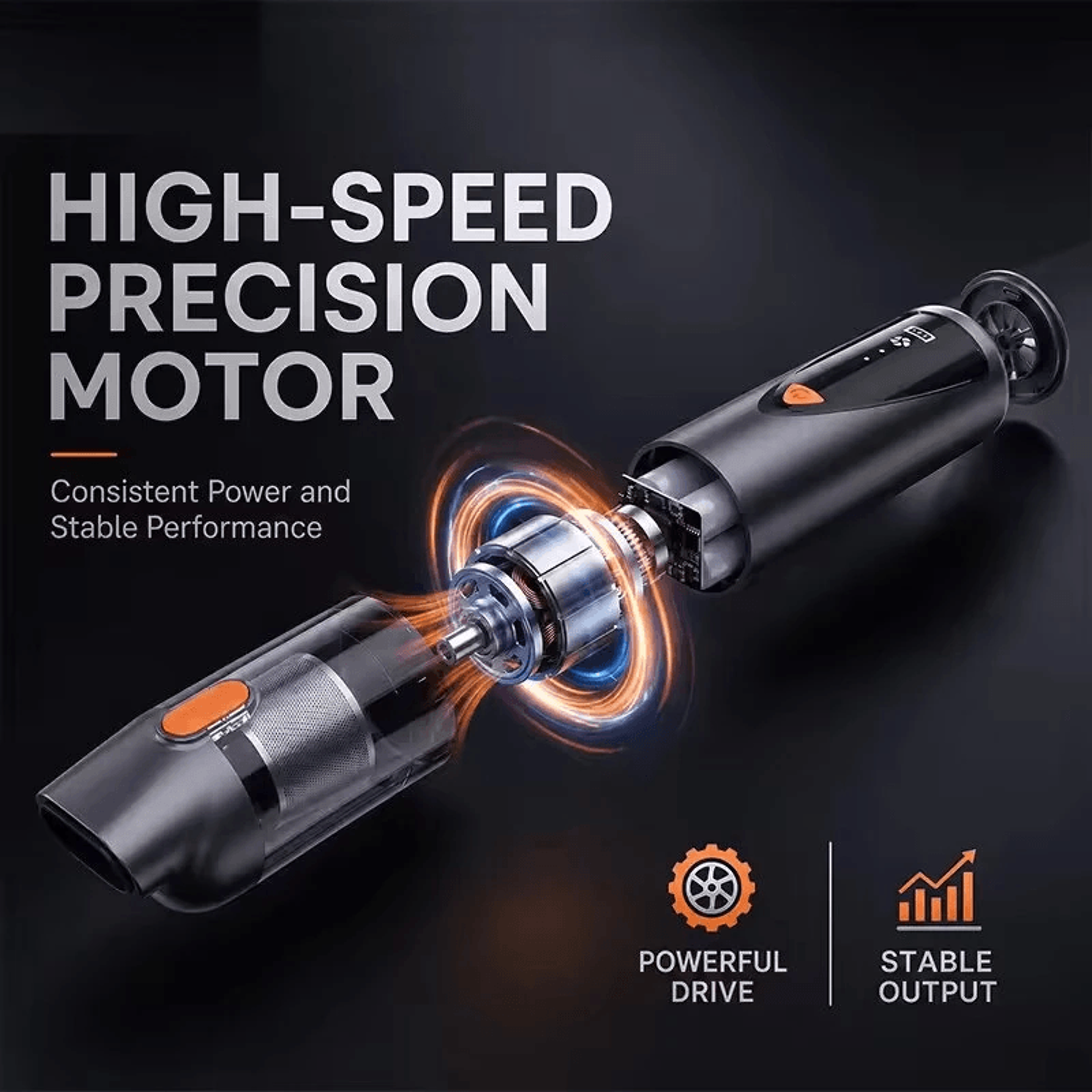 Cordless Handheld Vacuum Cleaner High Power Portable Wet And Dry Dual Use For Car Home And Office 1