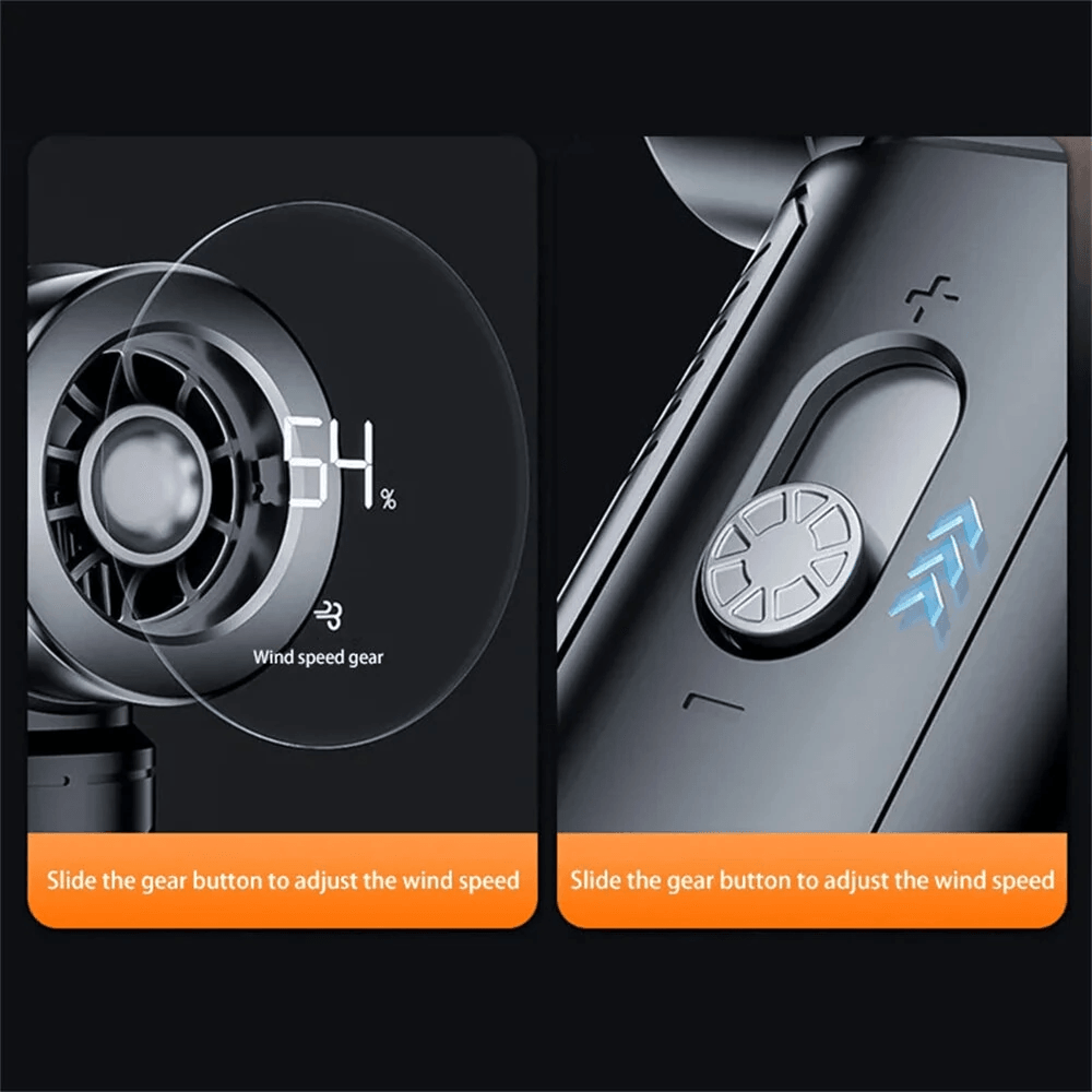 Brushless Electric Motor Vacuum Cleaner Portable Handheld Turbo Fan Black 2