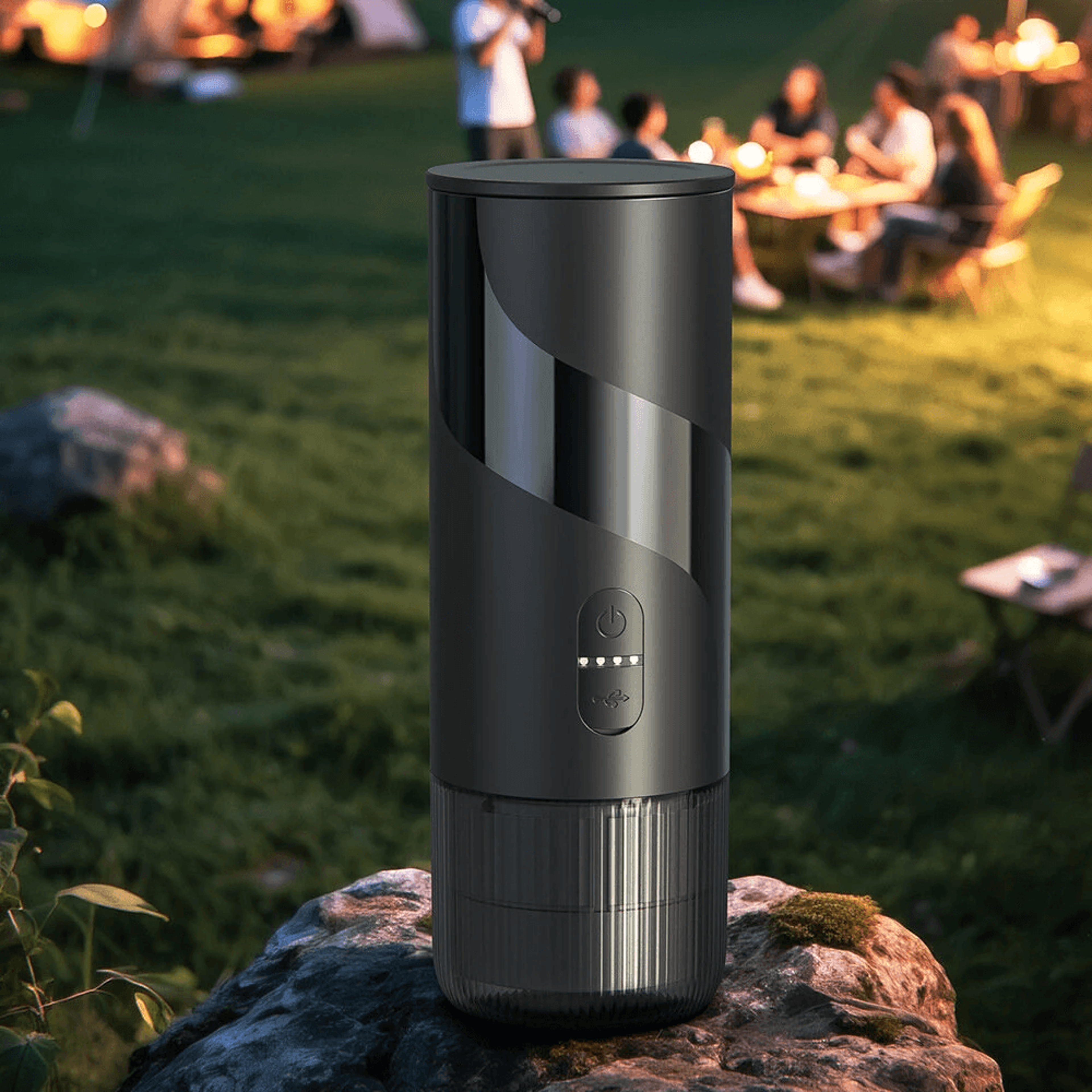 Bar Portable Espresso Maker Rechargeable Compact Travel Coffee Machine For Ground Coffee And NS Cap 8