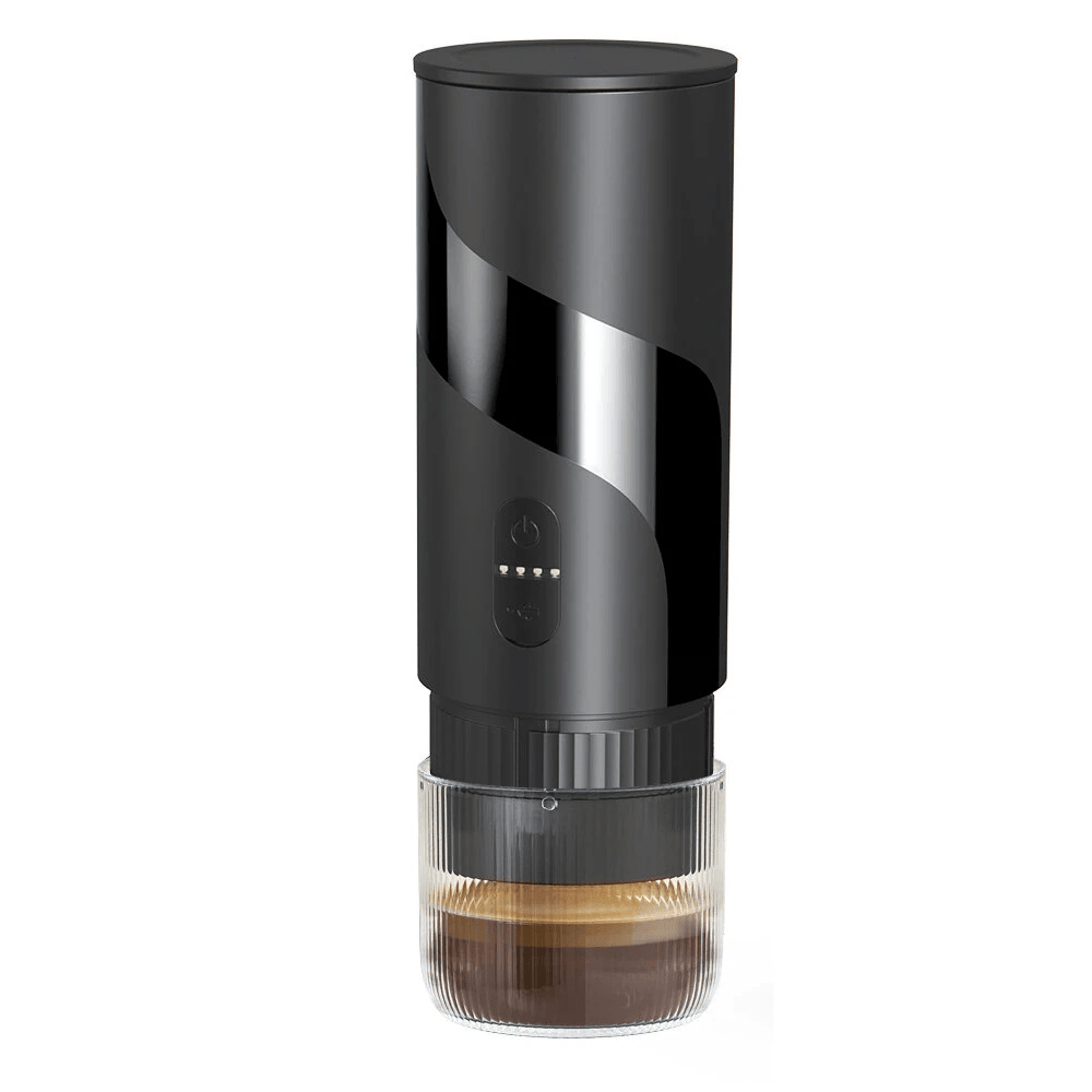 Bar Portable Espresso Maker Rechargeable Compact Travel Coffee Machine For Ground Coffee And NS Cap 0