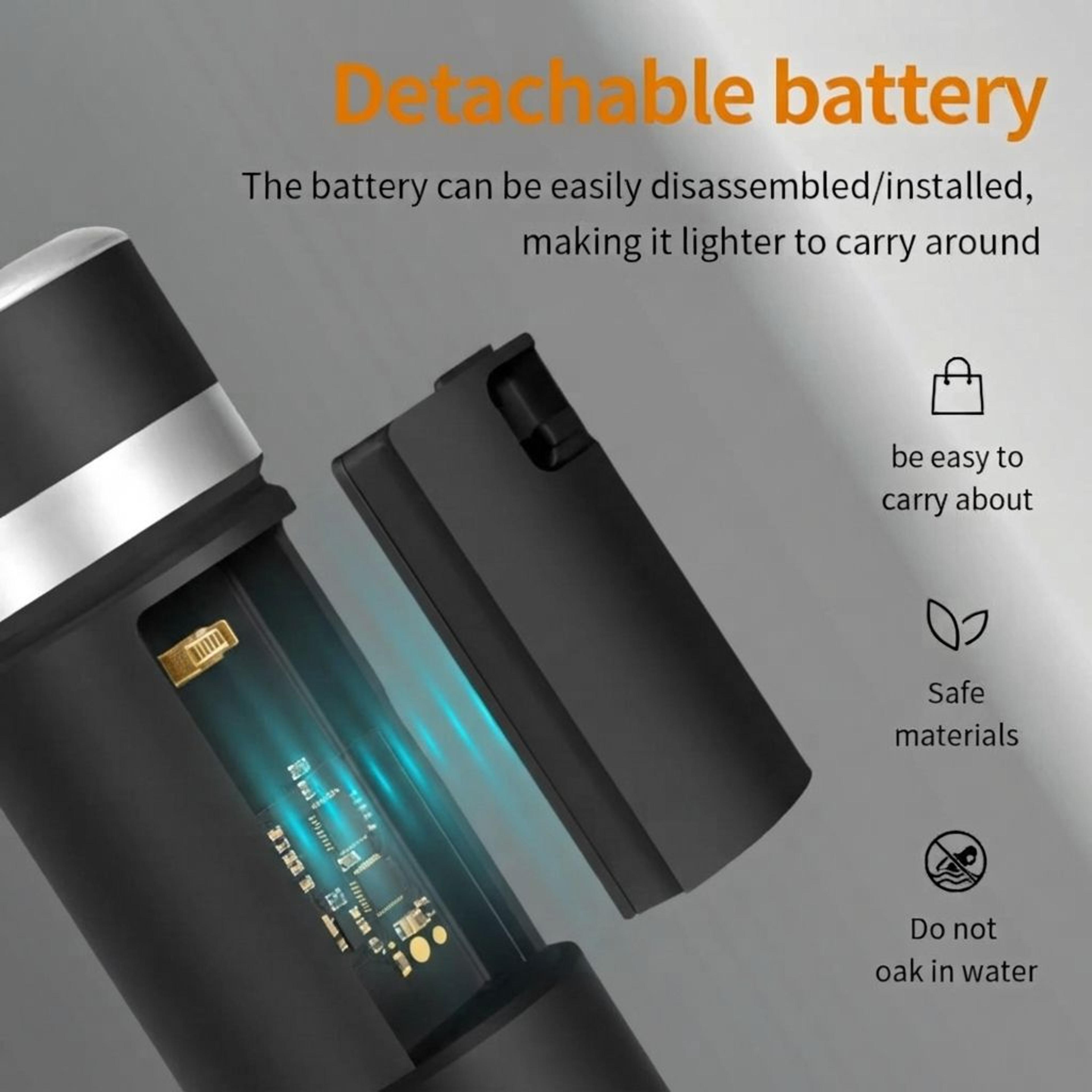 Portable Electric Espresso Coffee Maker With Digital Display And Rechargeable Battery 1