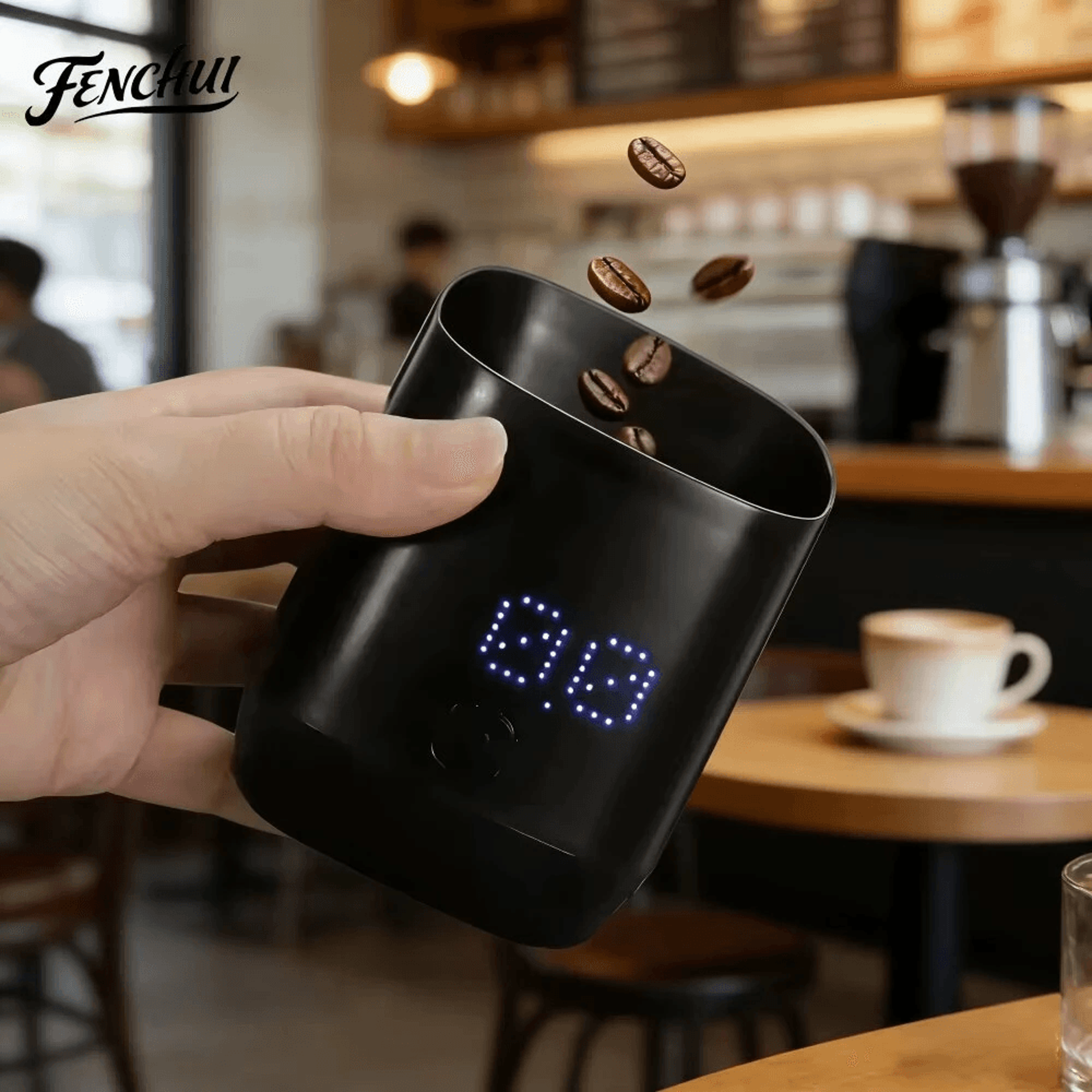Digital Coffee Dosing Scale Cup Rechargeable Espresso Weighing Tool 1
