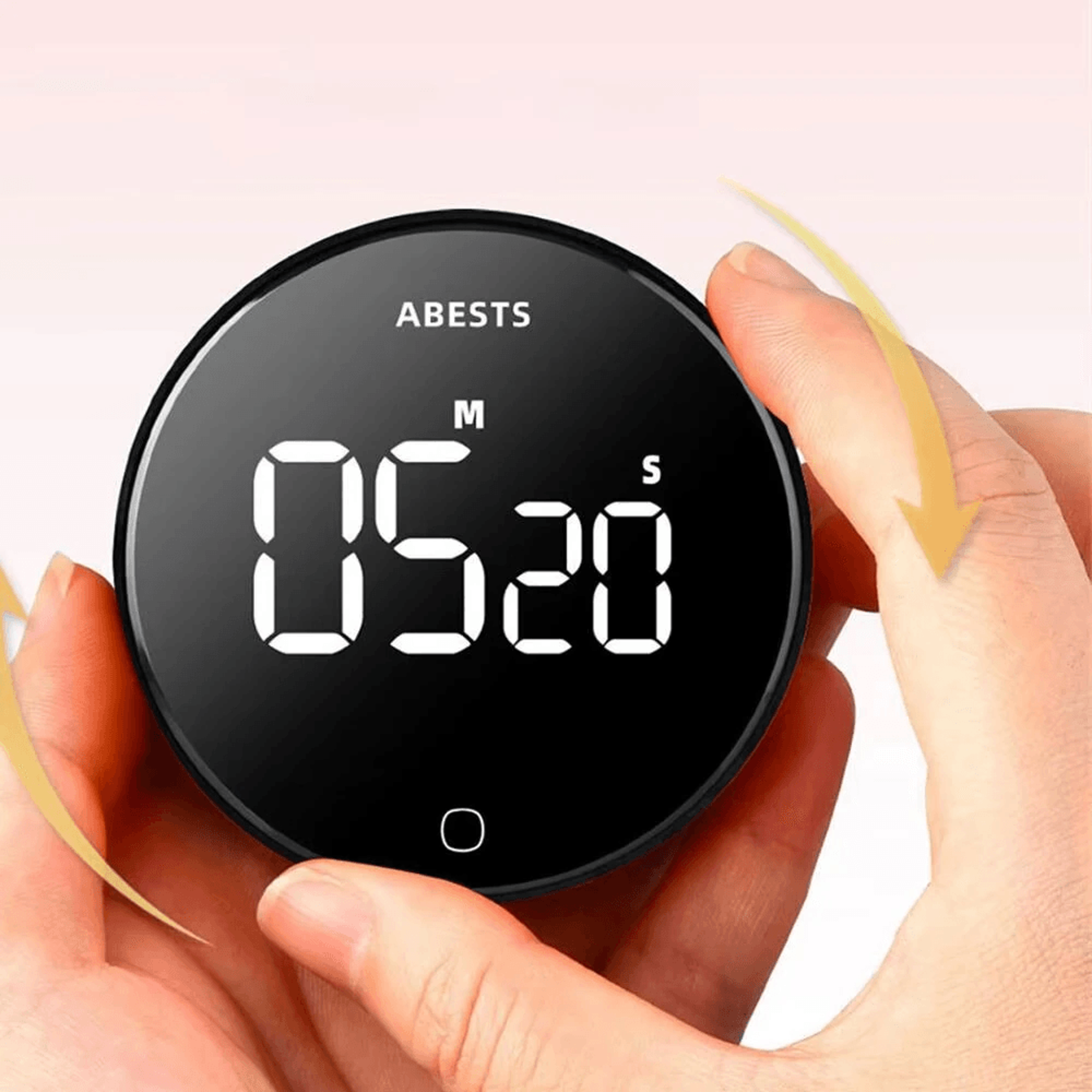 Magnetic LED Digital Timer Stopwatch Alarm Countdown Timer Rotating Volume Adjustment 3
