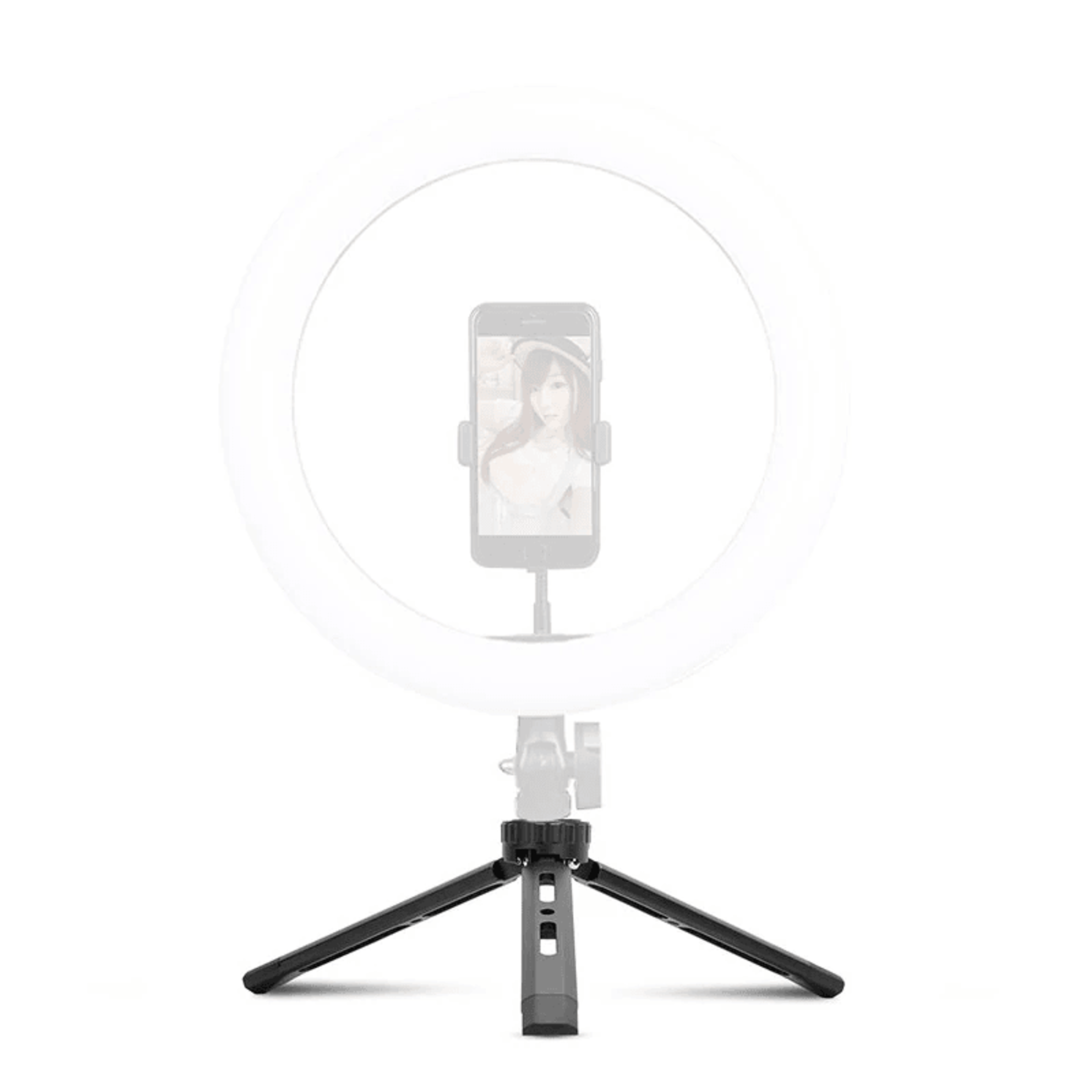 Mini Metal Tripod Four Height Adjustable Stand For Phone Camera Vlog Broadcasting 4
