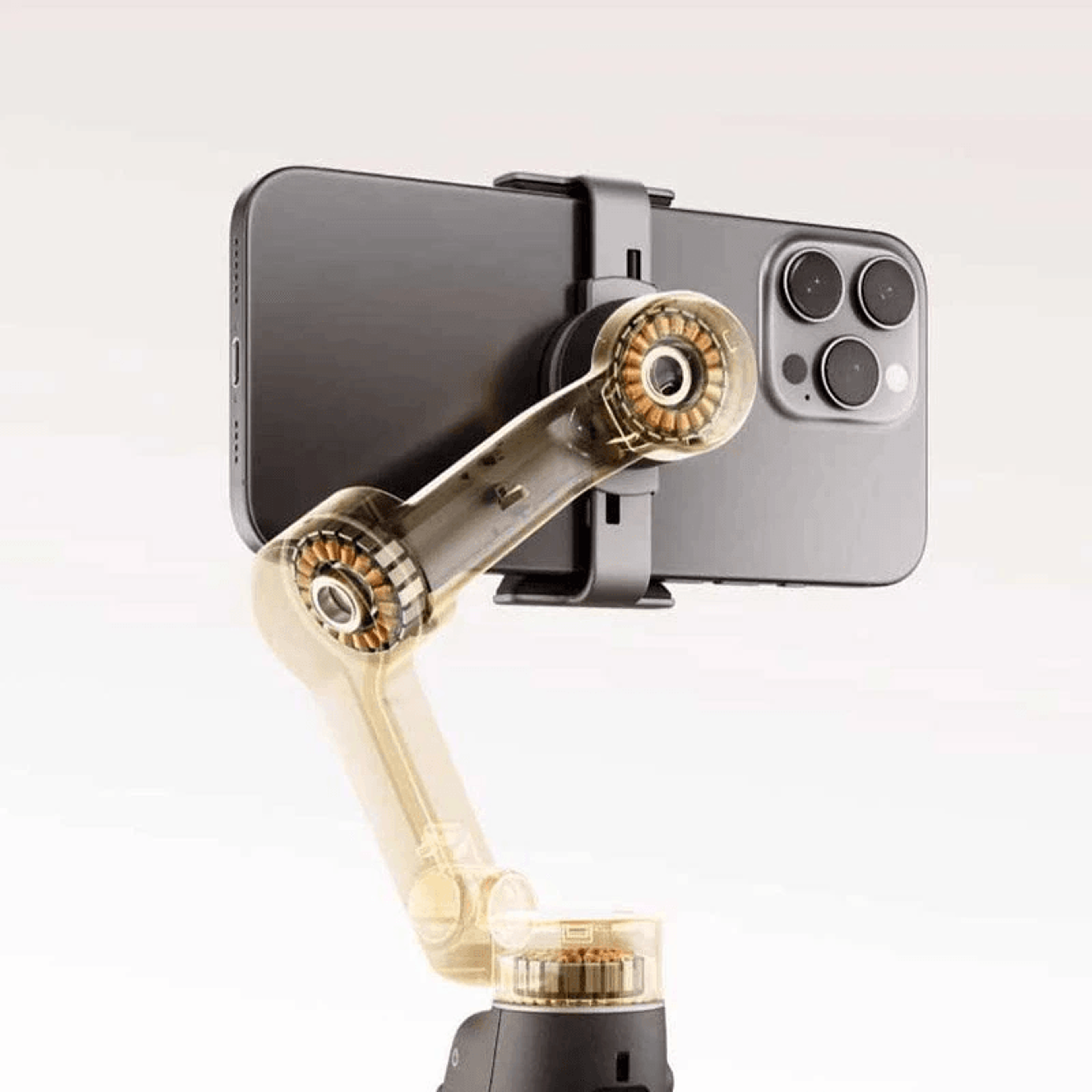 Mobile Phone Stabilizer With Smart Tracking Module And Extension Rod 3