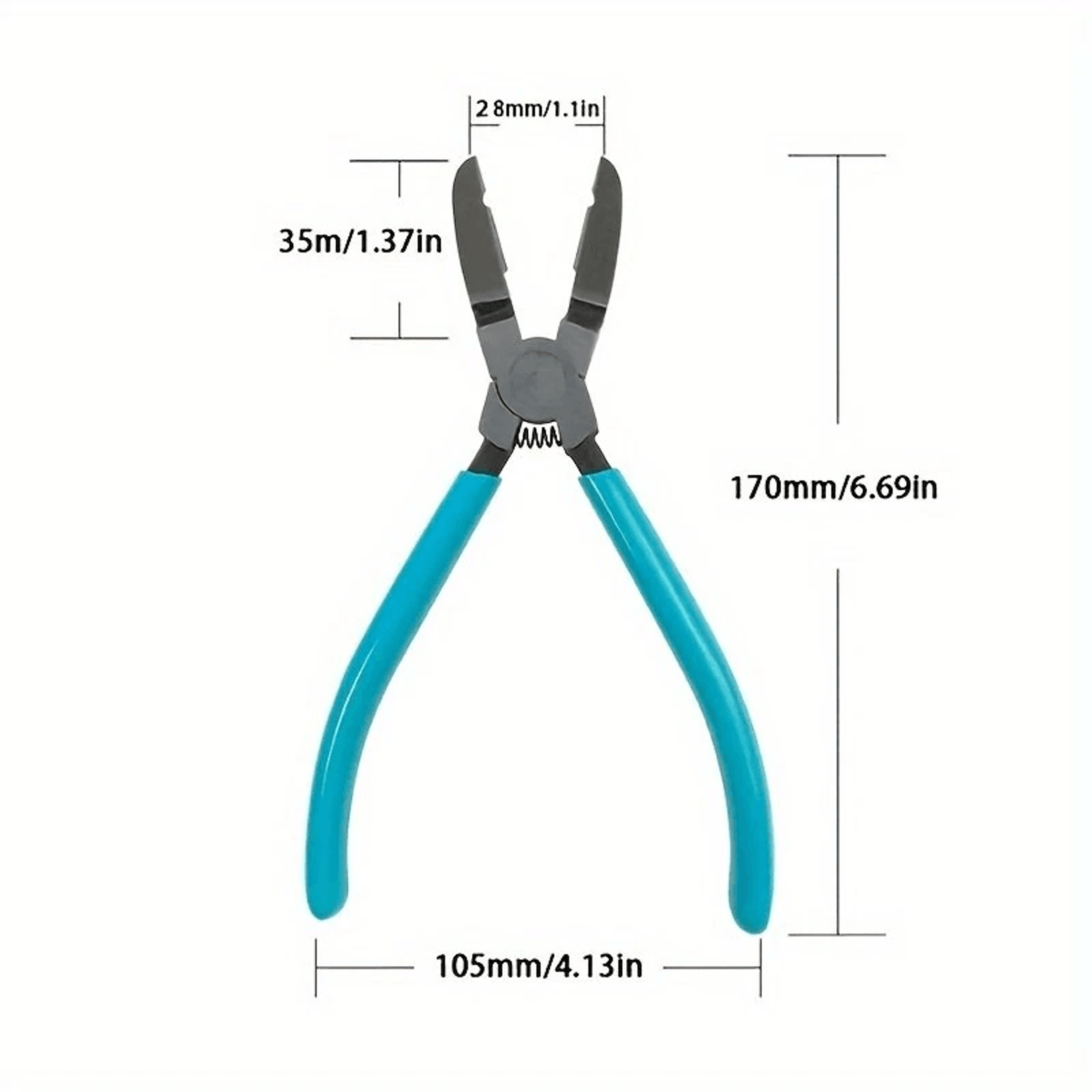 Heavy Duty Iron Diagonal Pliers Wire Stripper And Cutting Tool Blue 6