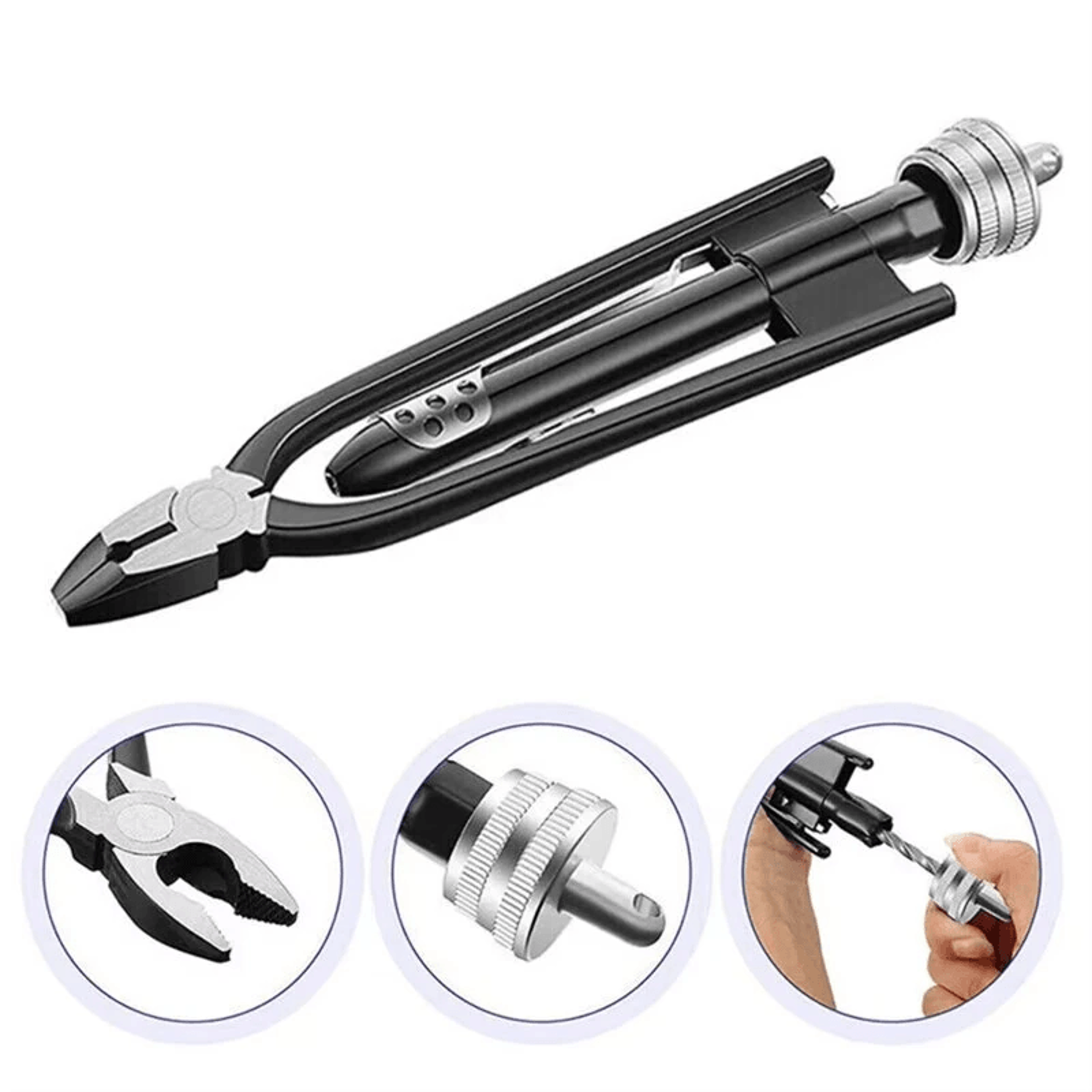 Safety Wire Twisting Pliers With Spring Return 1