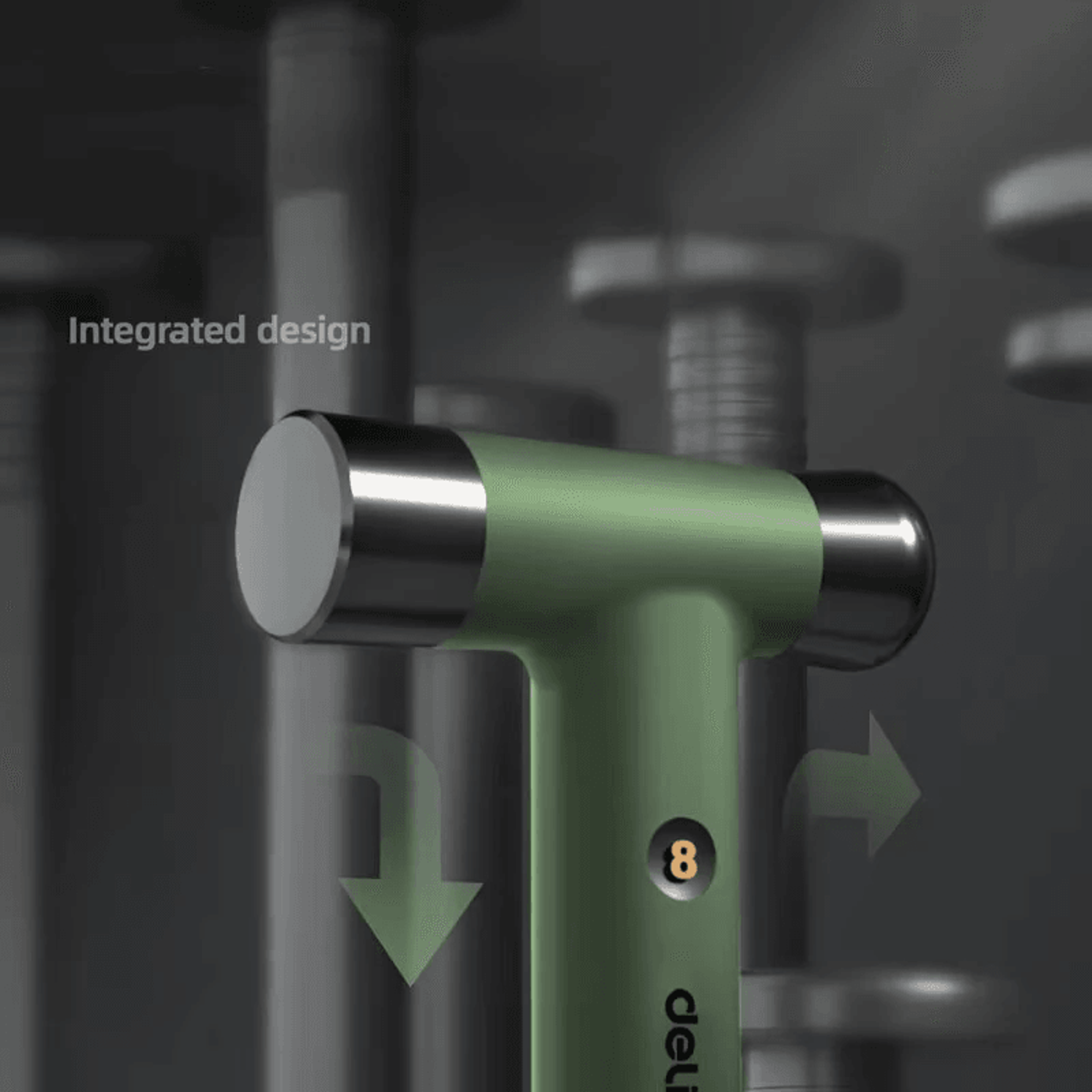 High Carbon Steel Installation Hammer With Ergonomic TPR Handle 2