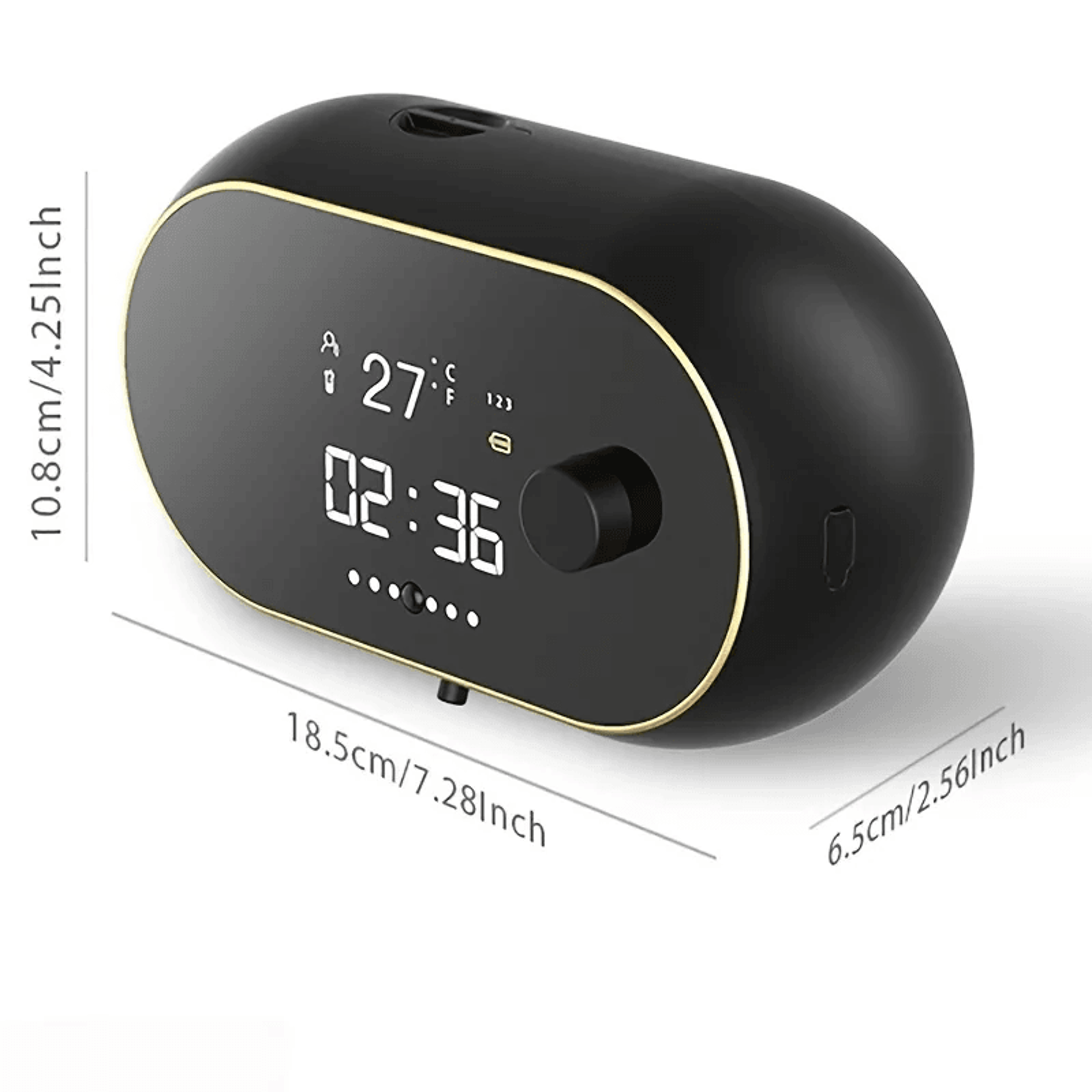 Smart Automatic Foam Soap Dispenser USB Charging Touchless Wall Mounted With Temperature Display 5