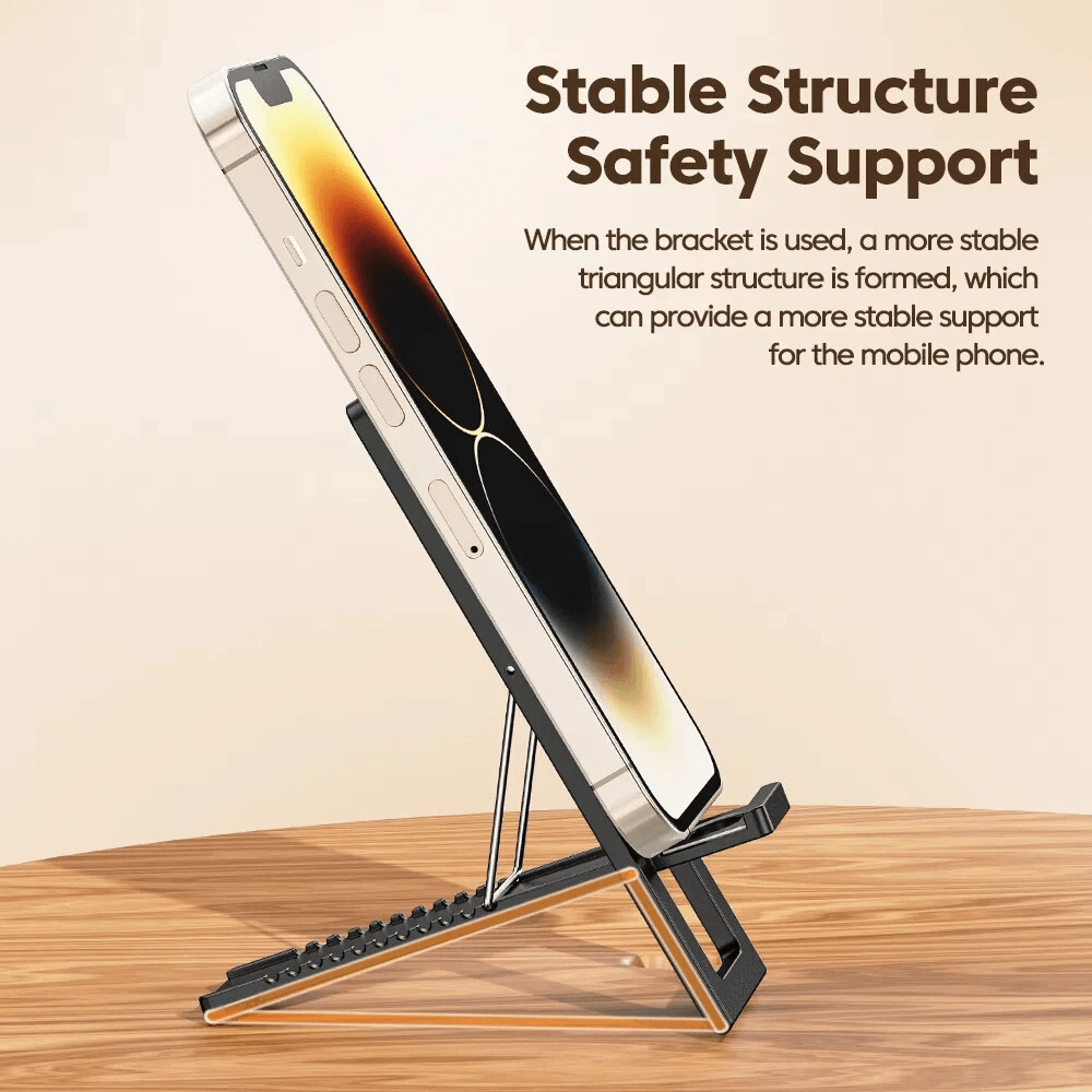 Adjustable Desktop Phone Holder Stand Foldable Cell Phone Stand 3