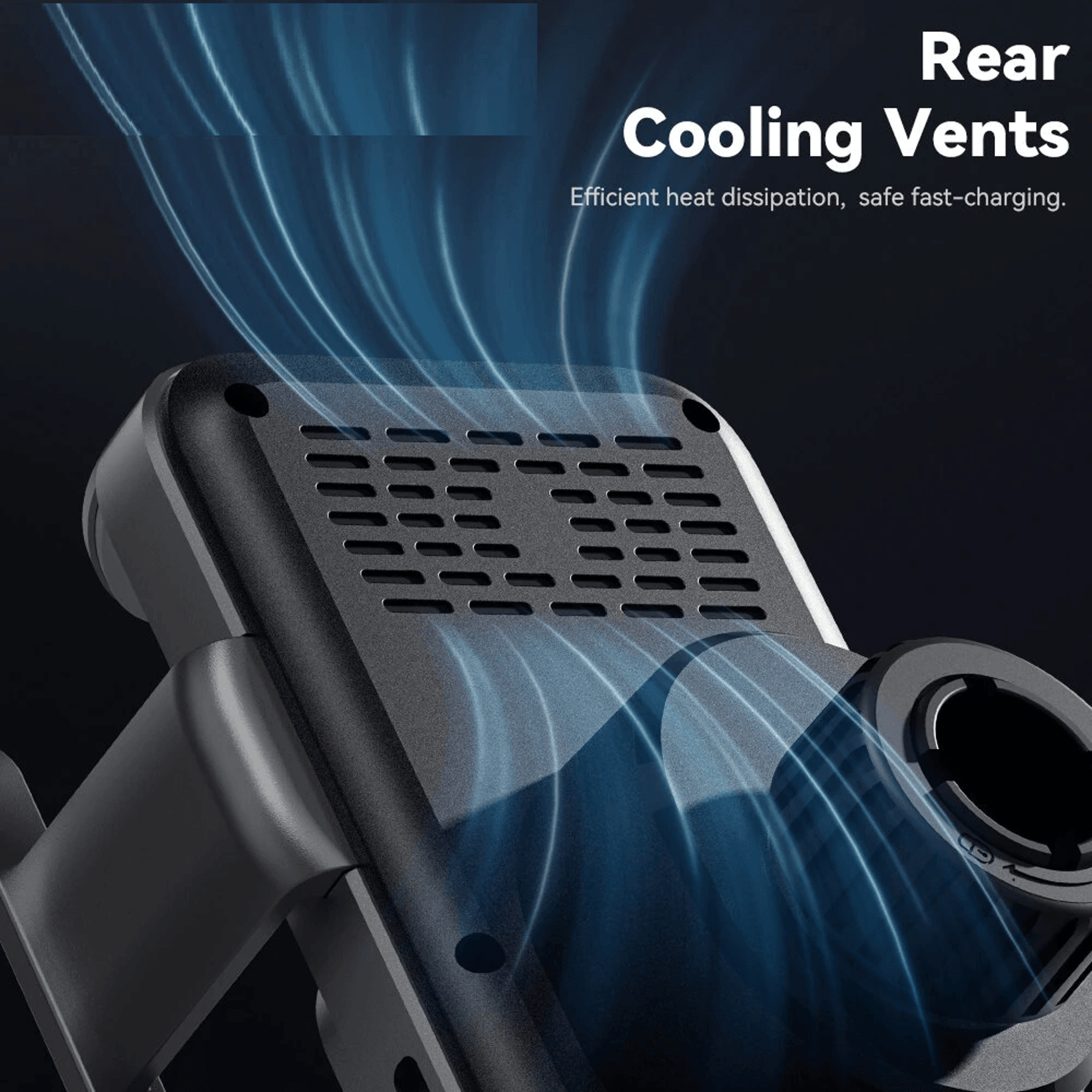 Wireless Car Charger Air Outlet Mount Stand With Fast Charging 7