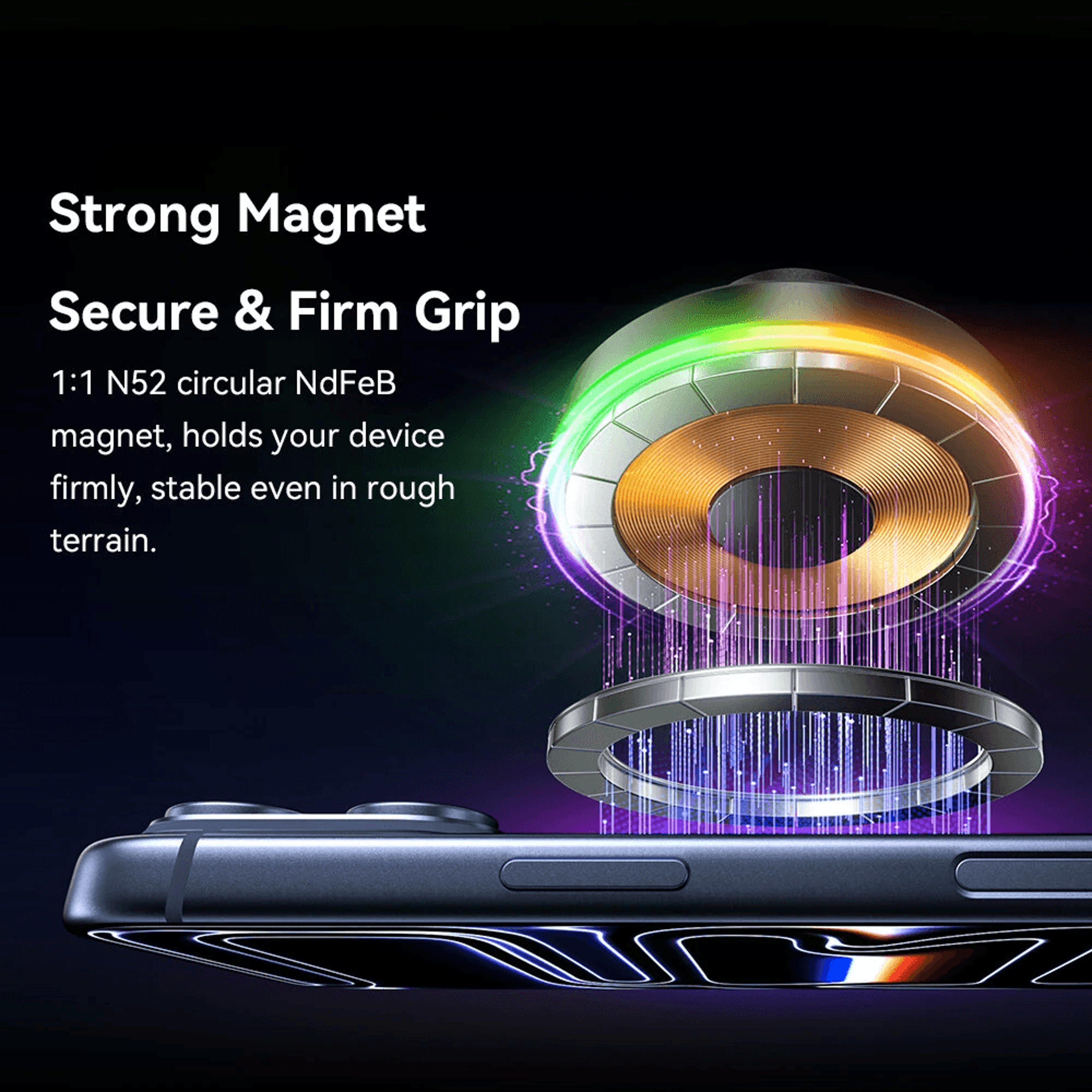 Magnetic Wireless Car Charger Dashboard Mount With Degree Rotation And Fast Charging 3