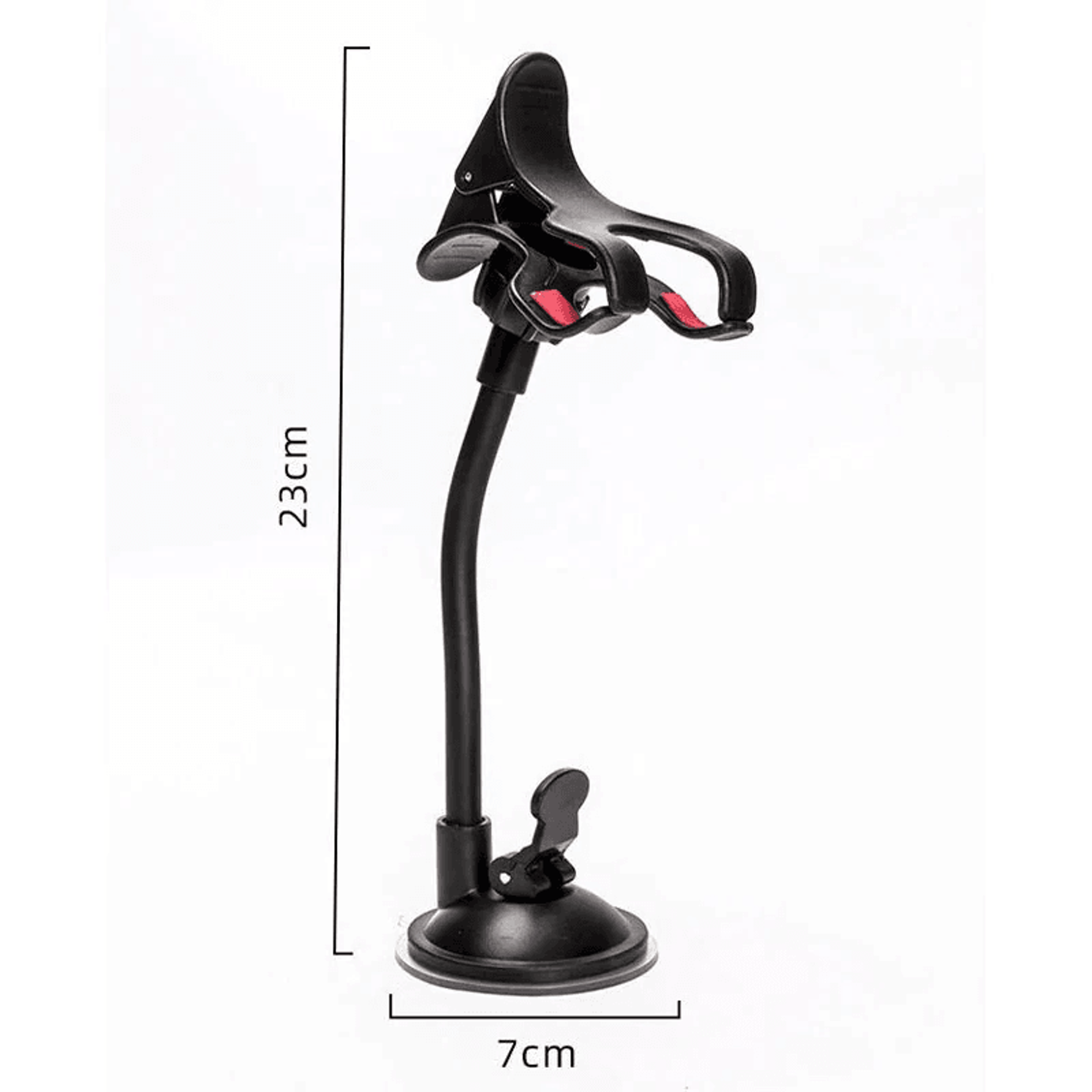 Black Windshield Car Mobile Phone Holder Suction Cup Mount 5
