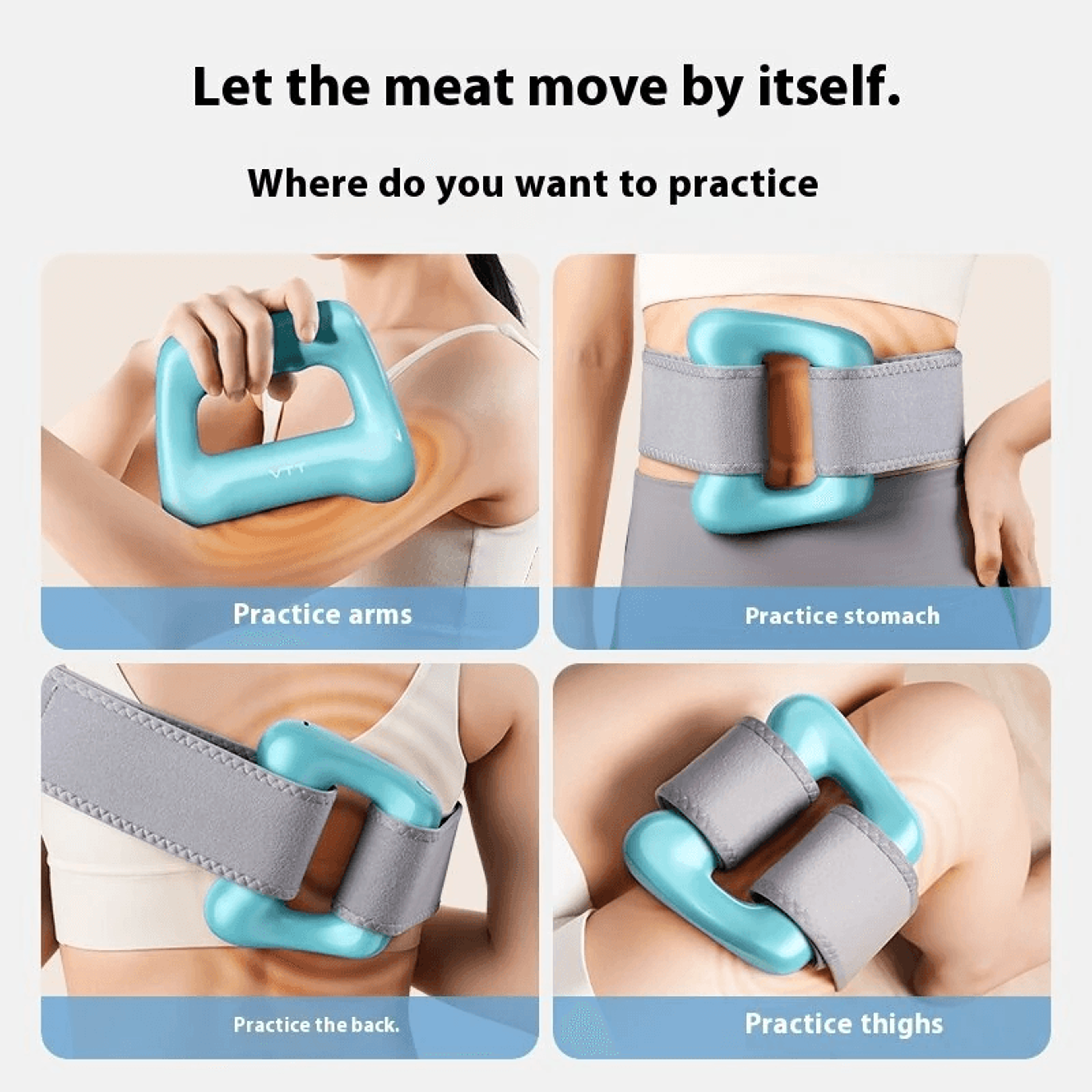 Fascial Ring Speed Control Deep Tissue Massage Recovery Tool Blue 3