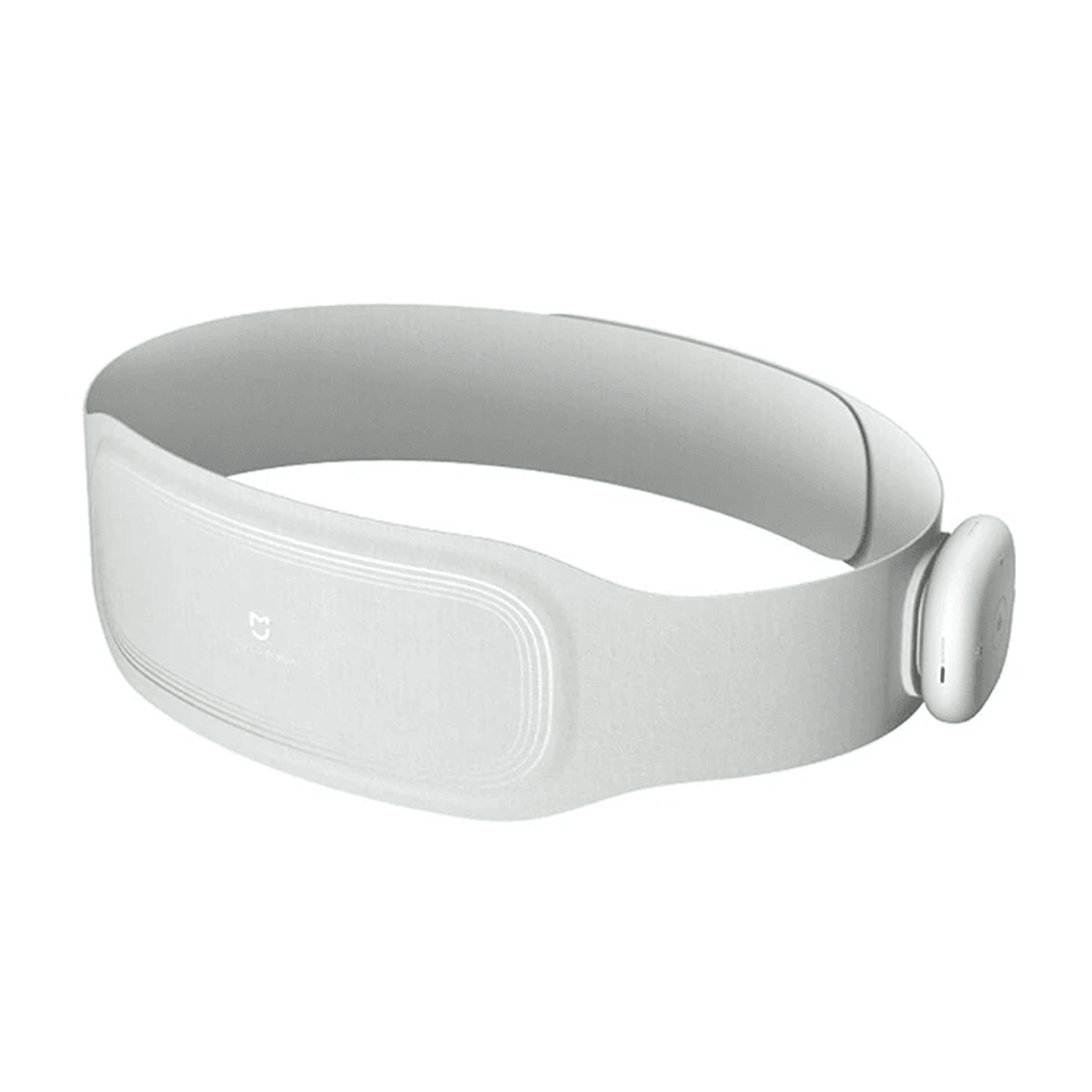 rechargeable smart waist massager with hot compress and modes gray