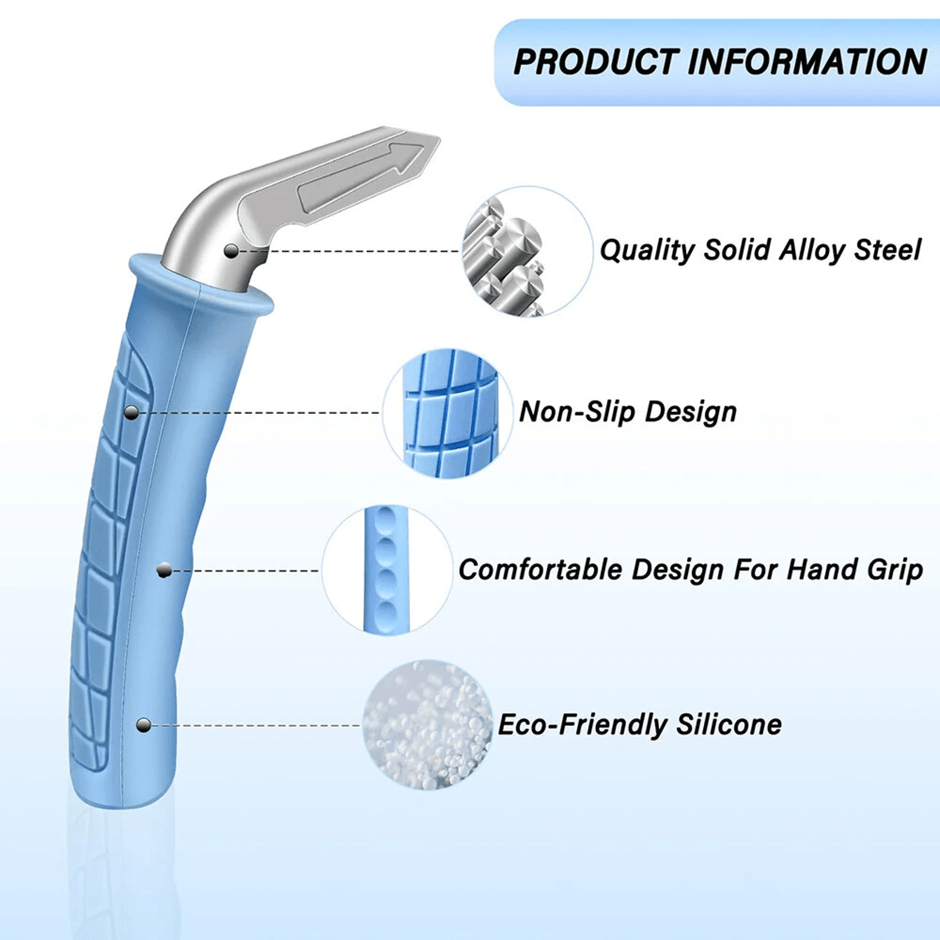 Car Door Handle Assist With Non Slip Silicone Grip And Lb Capacity 3