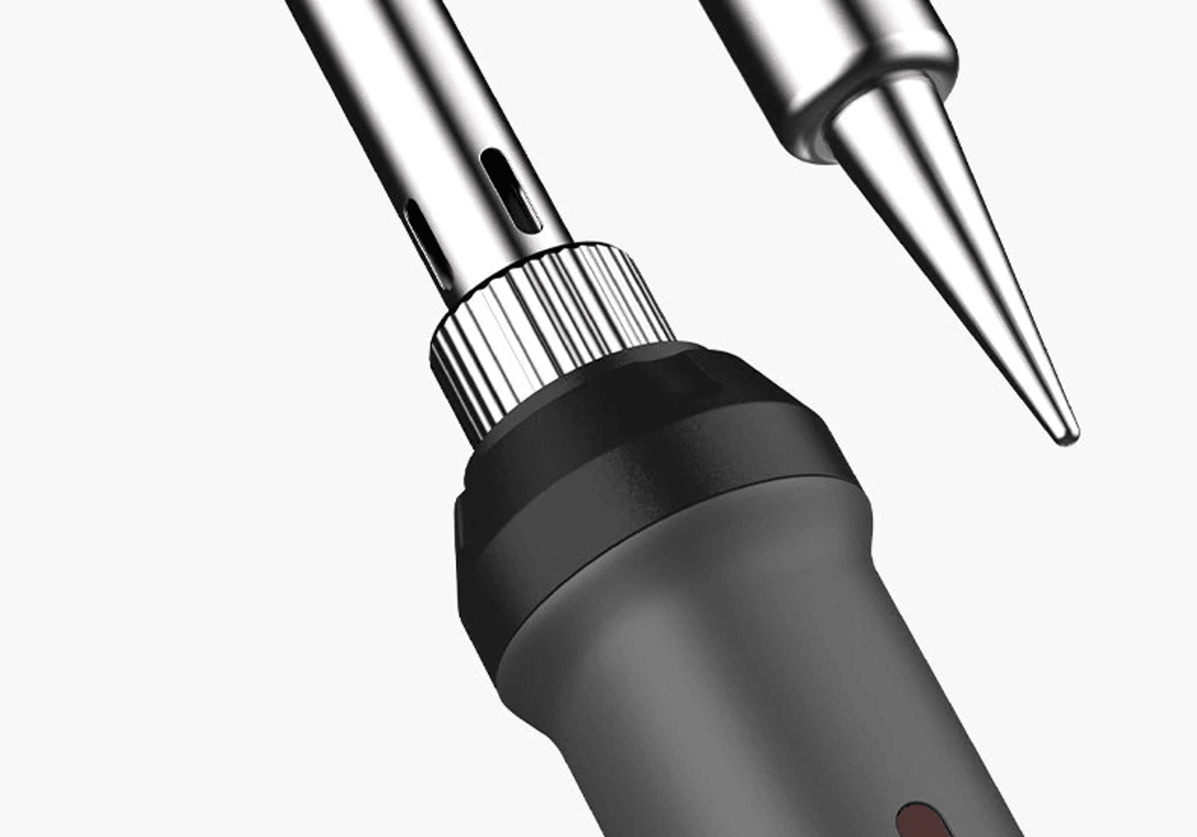 Digital Soldering Iron Kit With Adjustable Temperature Ceramic Heating Element And Accessories 1