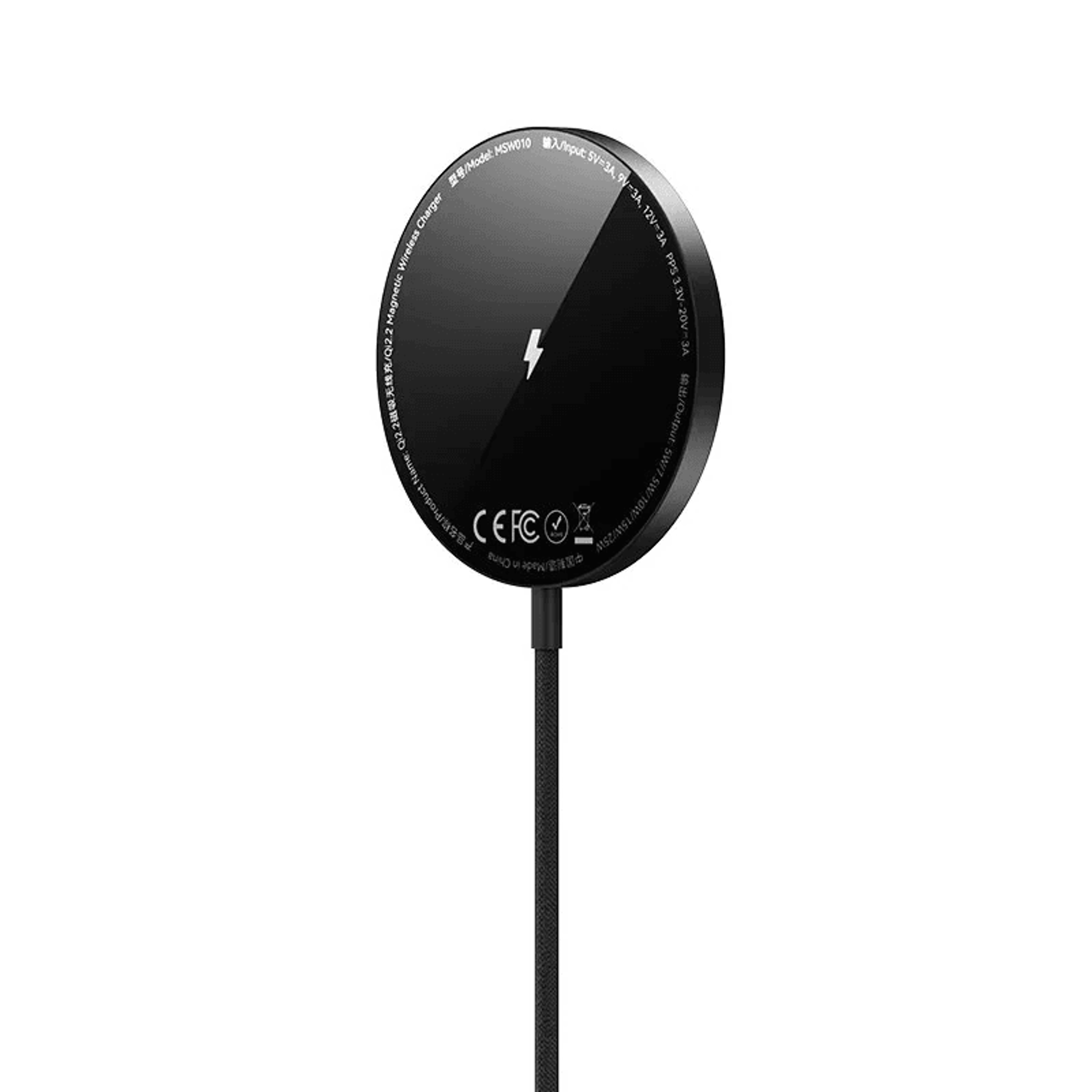 magnetic wireless charger ultra slim aluminum charging pad