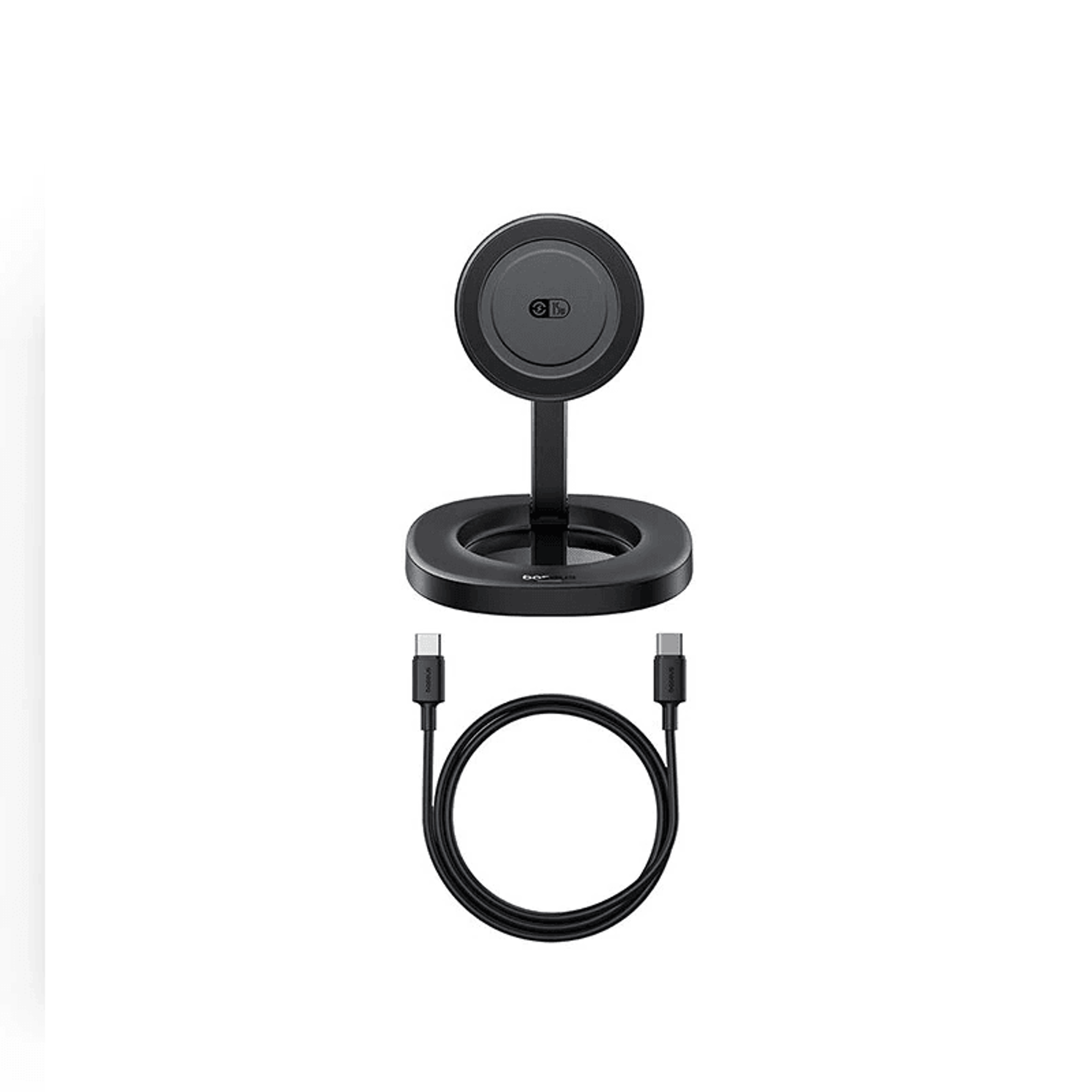 Magnetic Wireless Charging Stand With Foldable Dual Axis Design 5