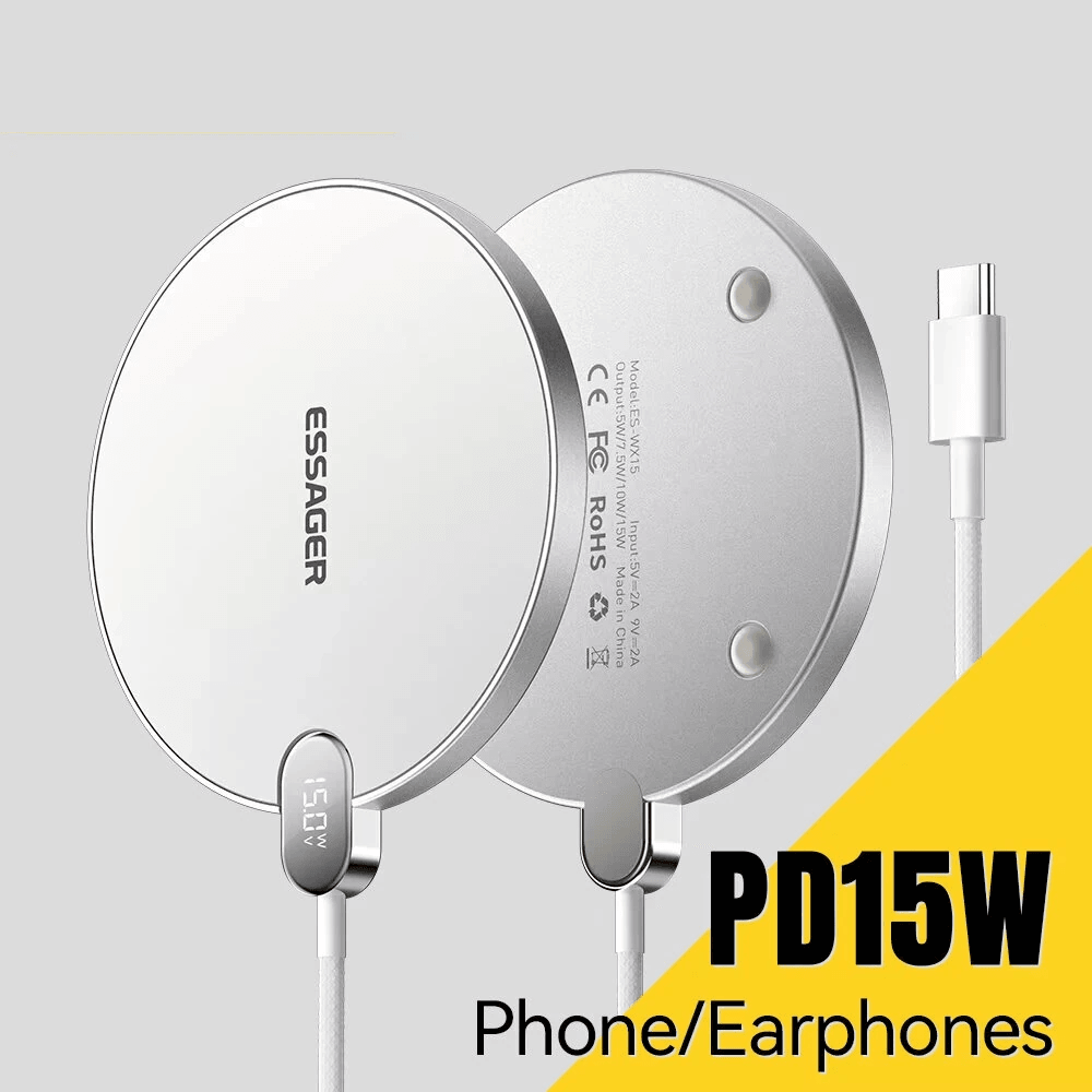 Wireless Charging Pad With LED Power Display 3