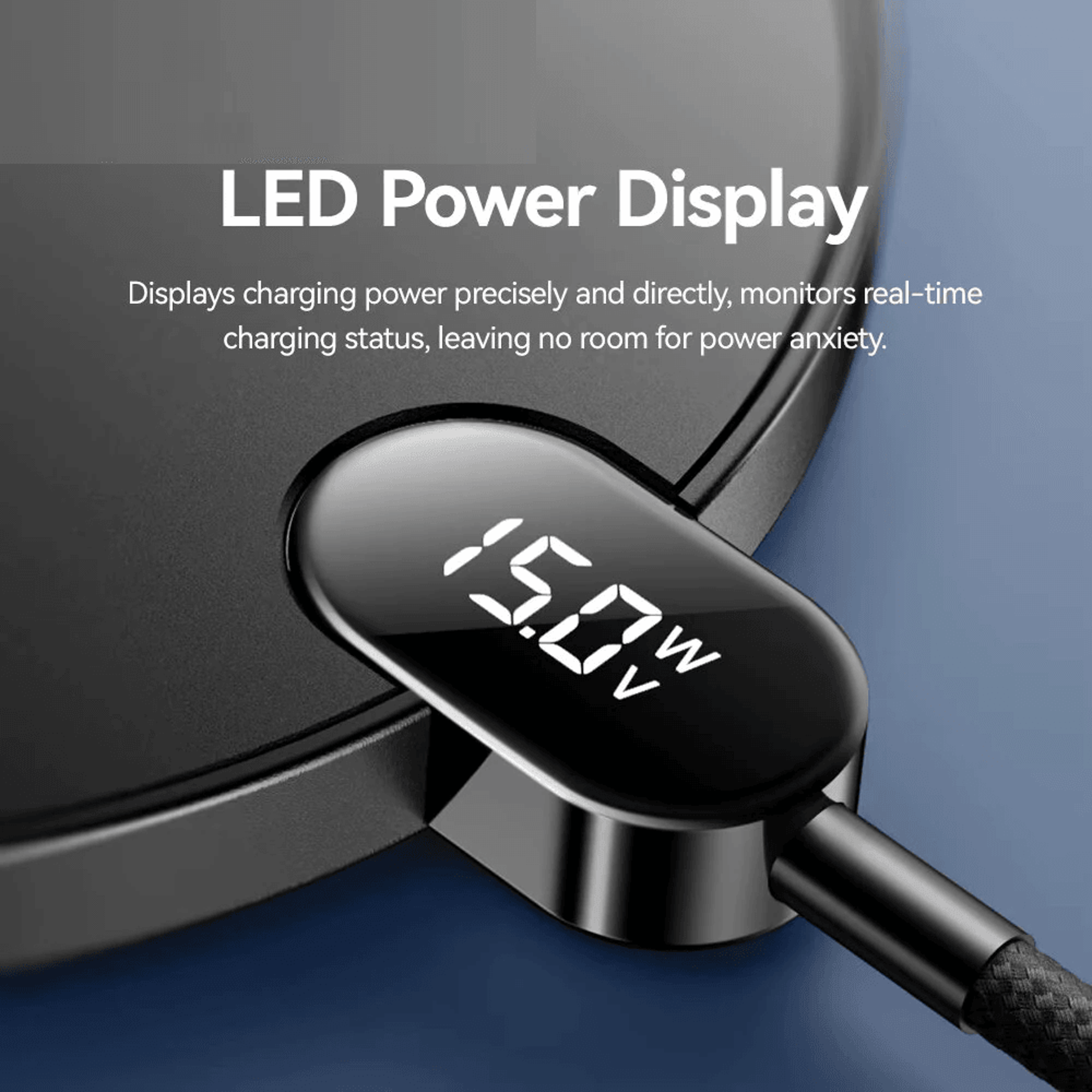 Wireless Charging Pad With LED Power Display 1