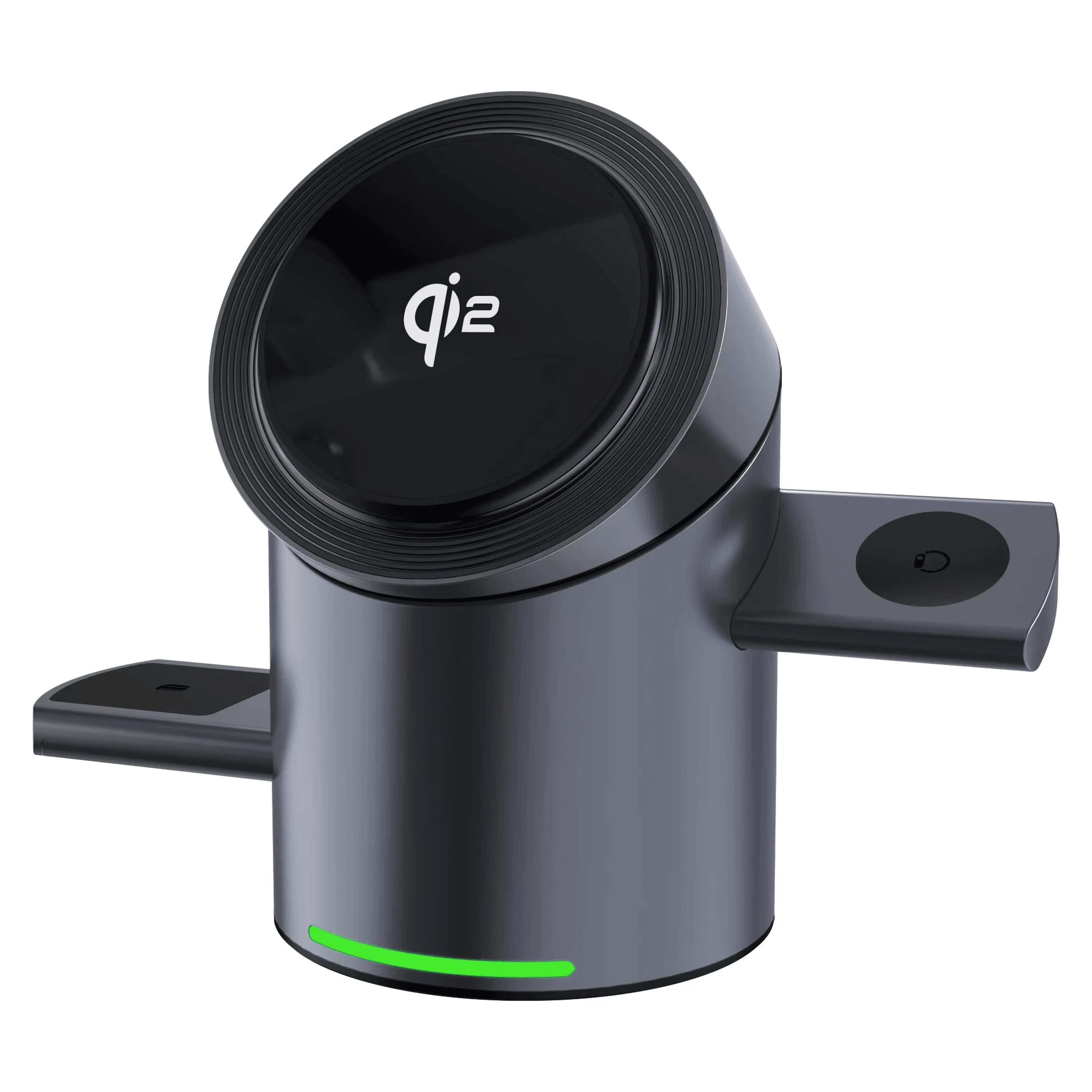 Magnetic Wireless Charging Station With Rotating Hidden Design 0