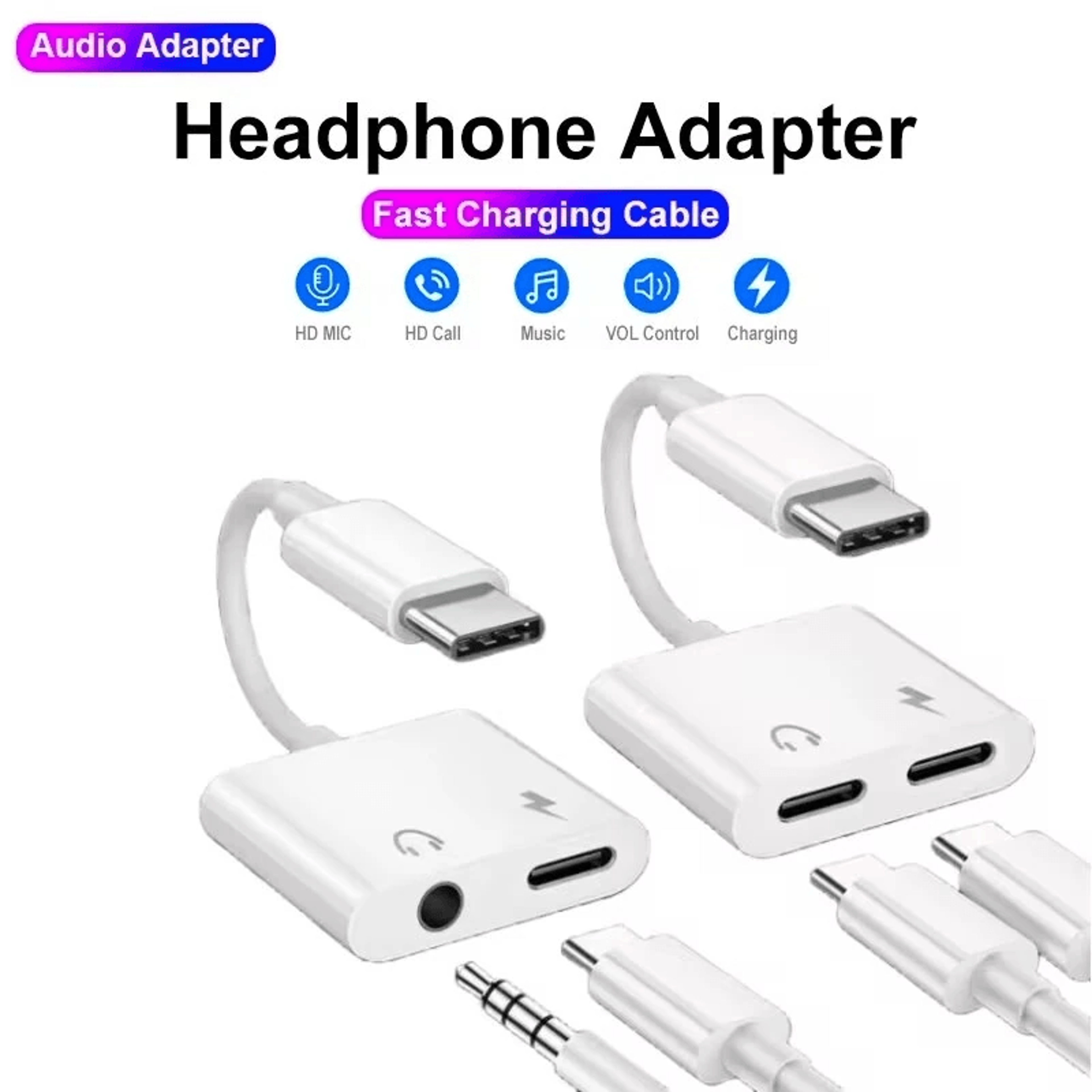 USB C To Audio And Charging Adapter 5